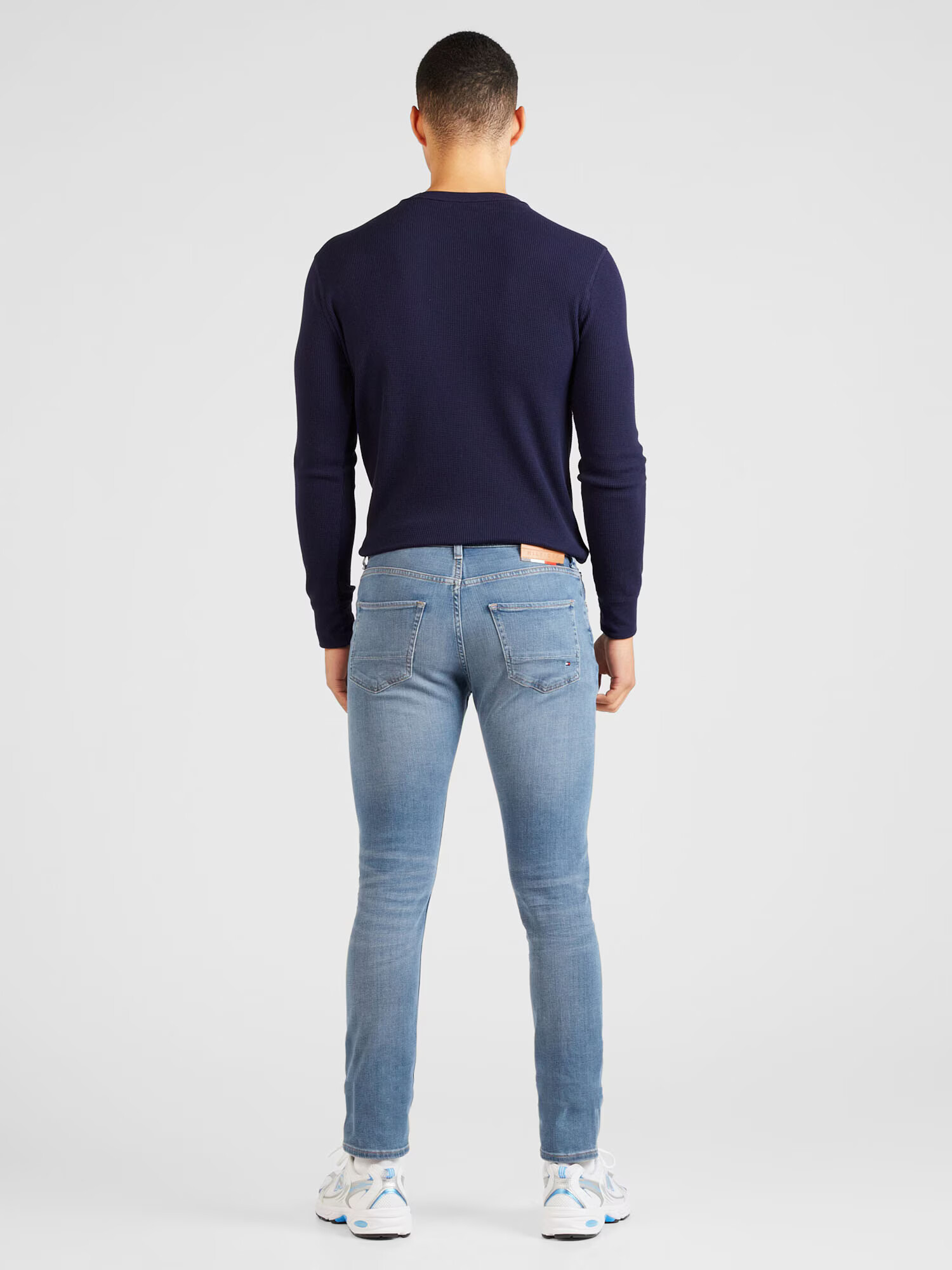 TOMMY HILFIGER Džínsy námornícka modrá / modrá denim / svetlohnedá / jasne červená - Pepit.sk