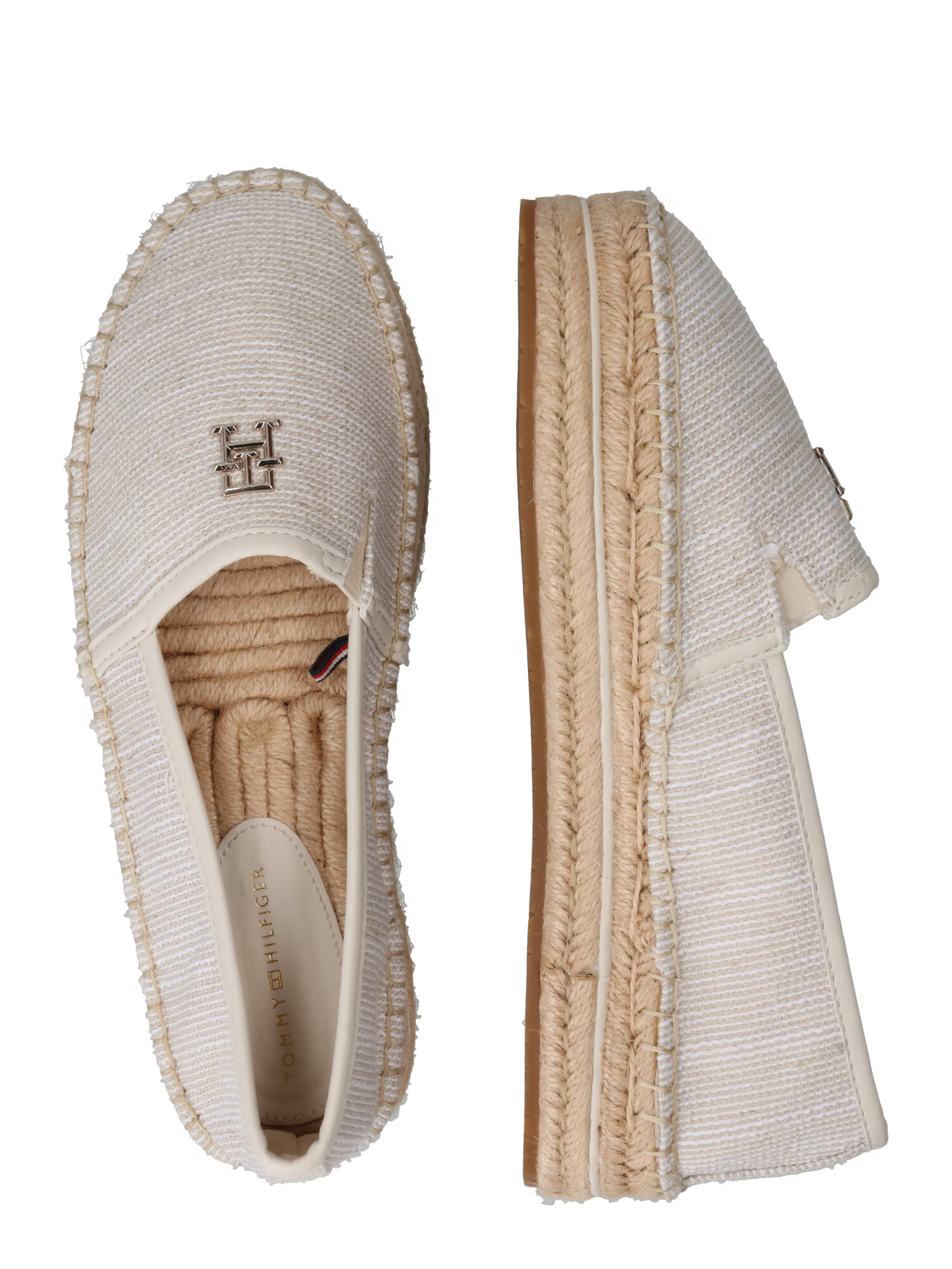 TOMMY HILFIGER Espadrilky béžová - Pepit.sk