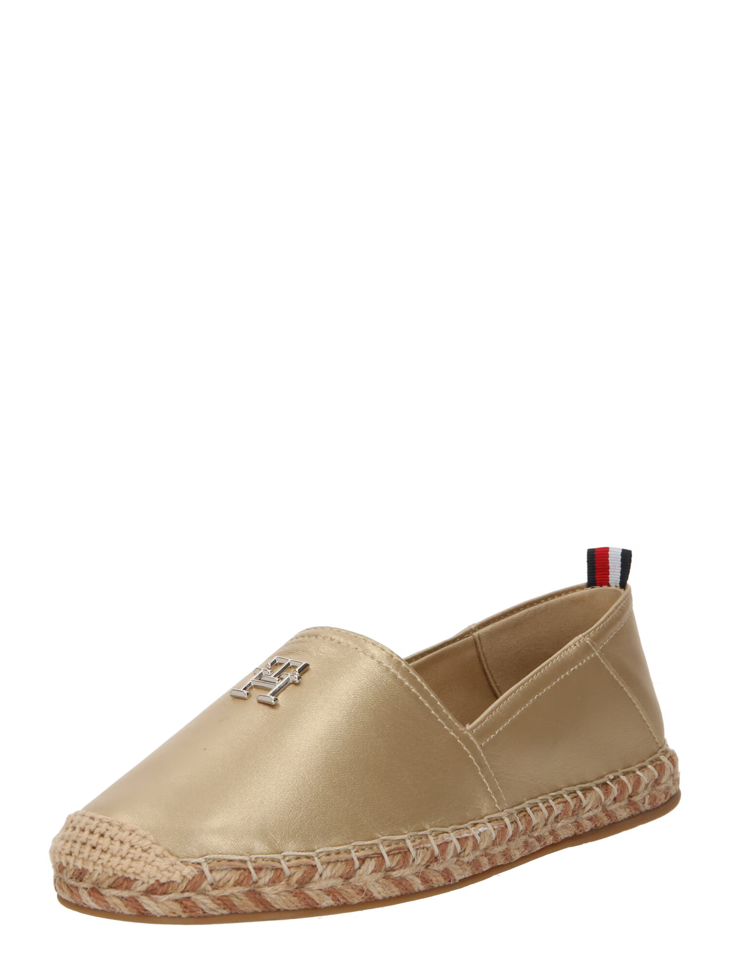 TOMMY HILFIGER Espadrilky námornícka modrá / zlatá / červená / biela - Pepit.sk