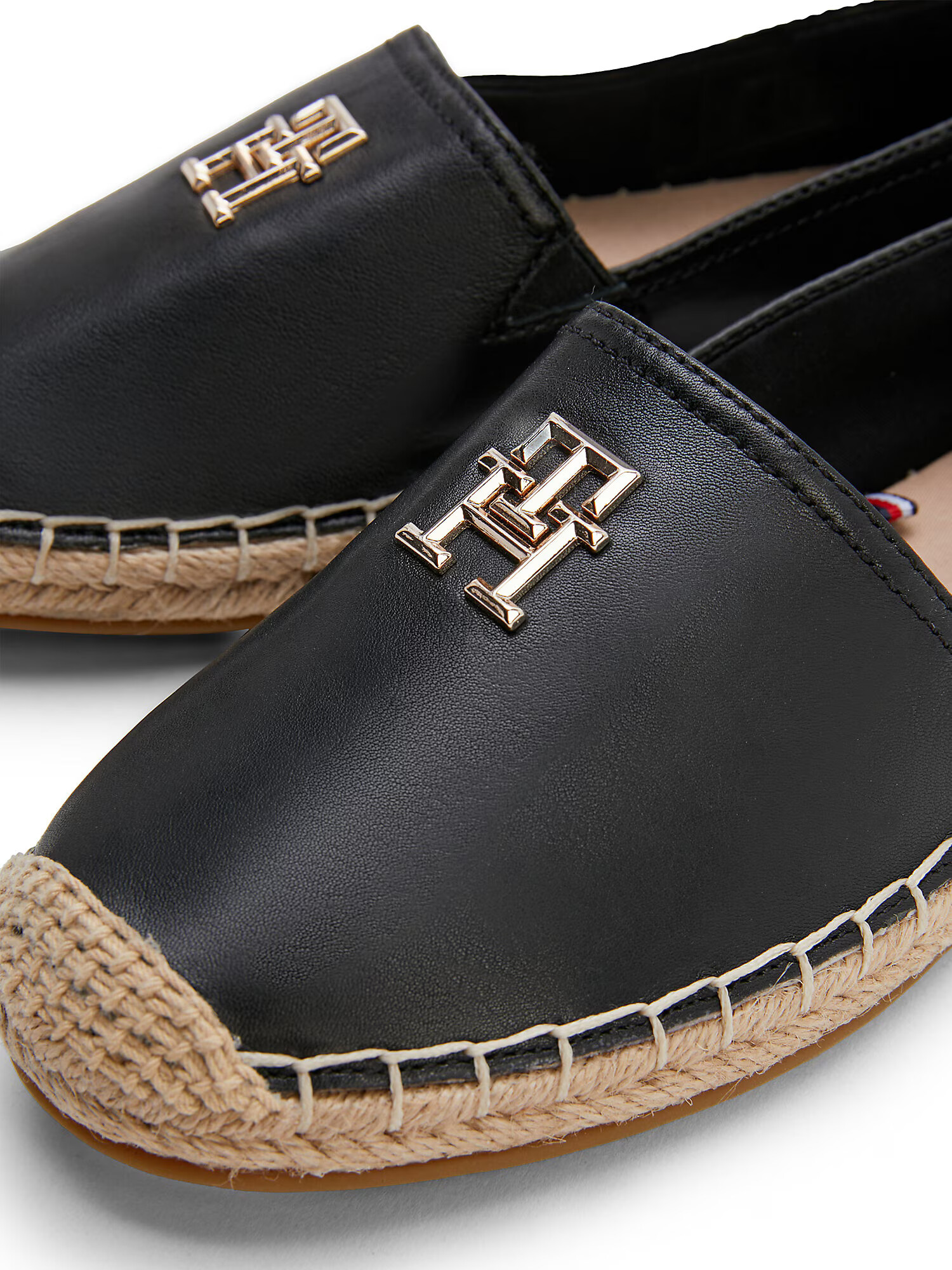 TOMMY HILFIGER Espadrilky svetlohnedá / zlatá / čierna - Pepit.sk