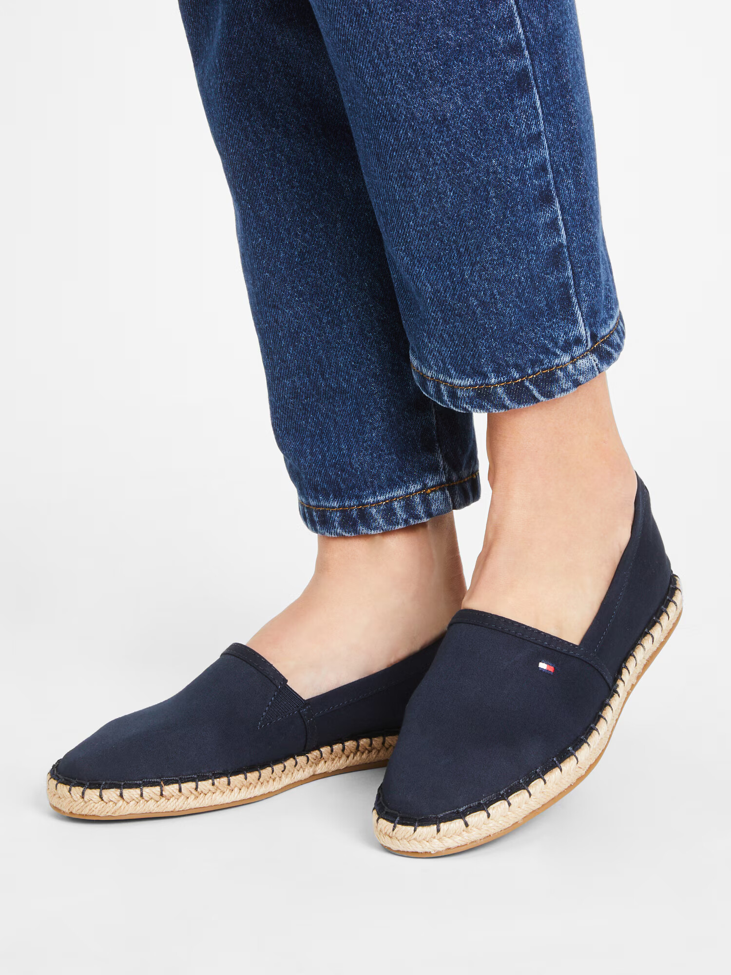 TOMMY HILFIGER Espadrilky tmavomodrá - Pepit.sk