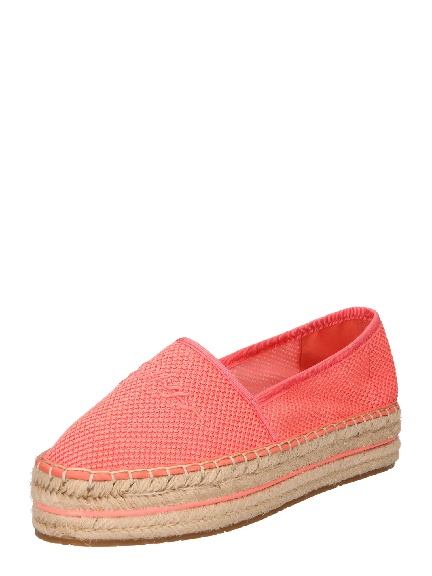 TOMMY HILFIGER Espadrilky tmelová / koralová - Pepit.sk