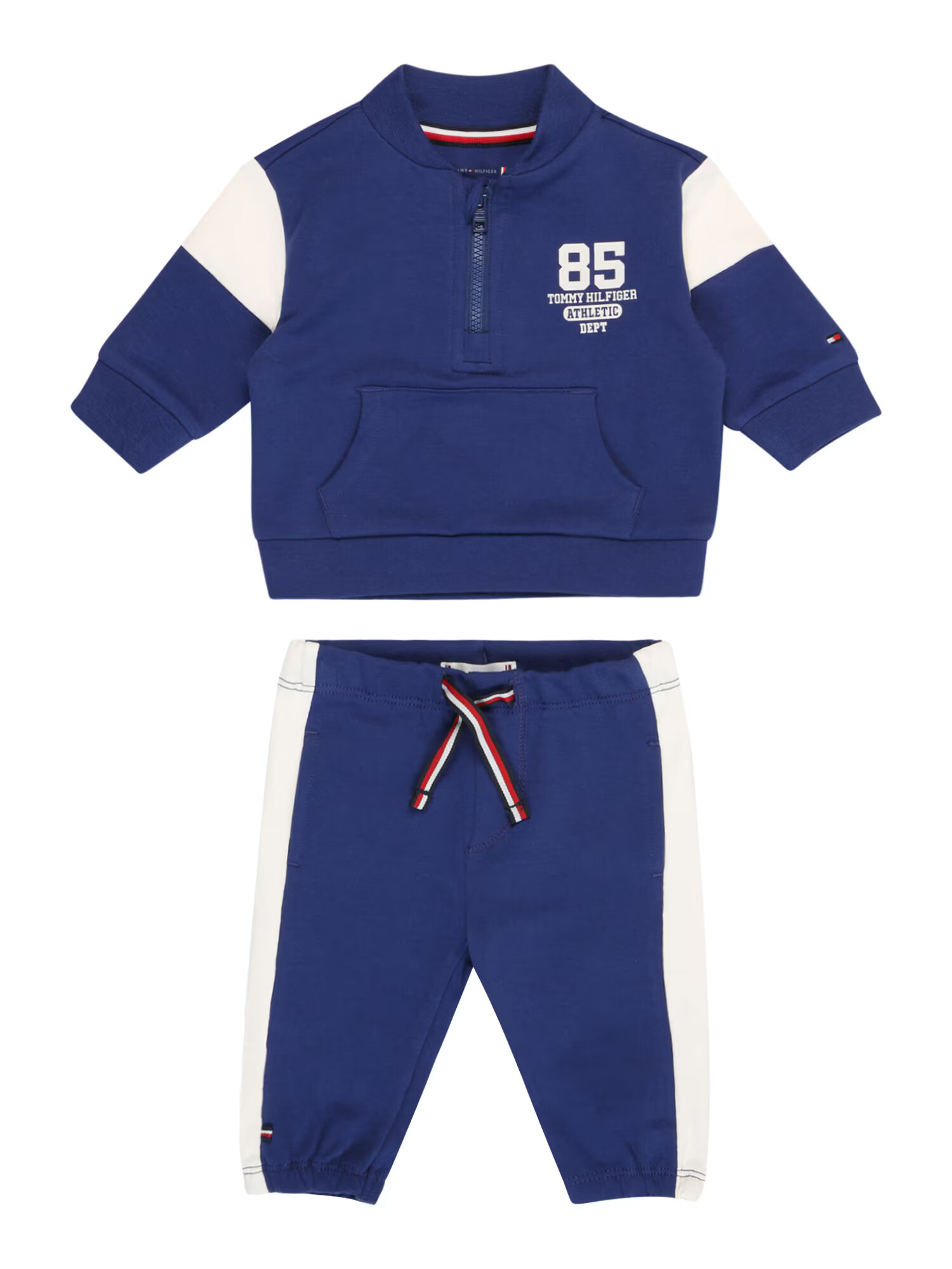 TOMMY HILFIGER Joggingová súprava modrá / biela - Pepit.sk