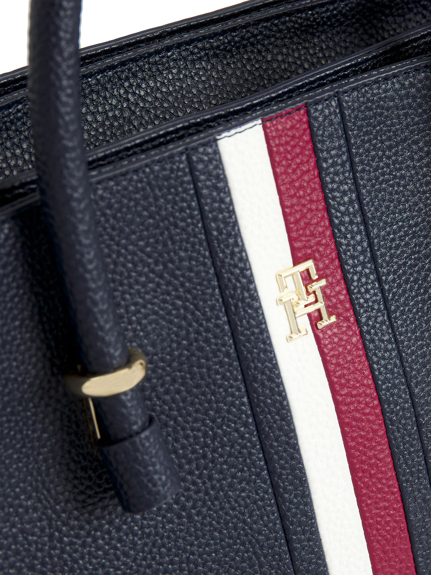 TOMMY HILFIGER Kabelka 'Emblem' tmavomodrá / ohnivo červená / biela - Pepit.sk