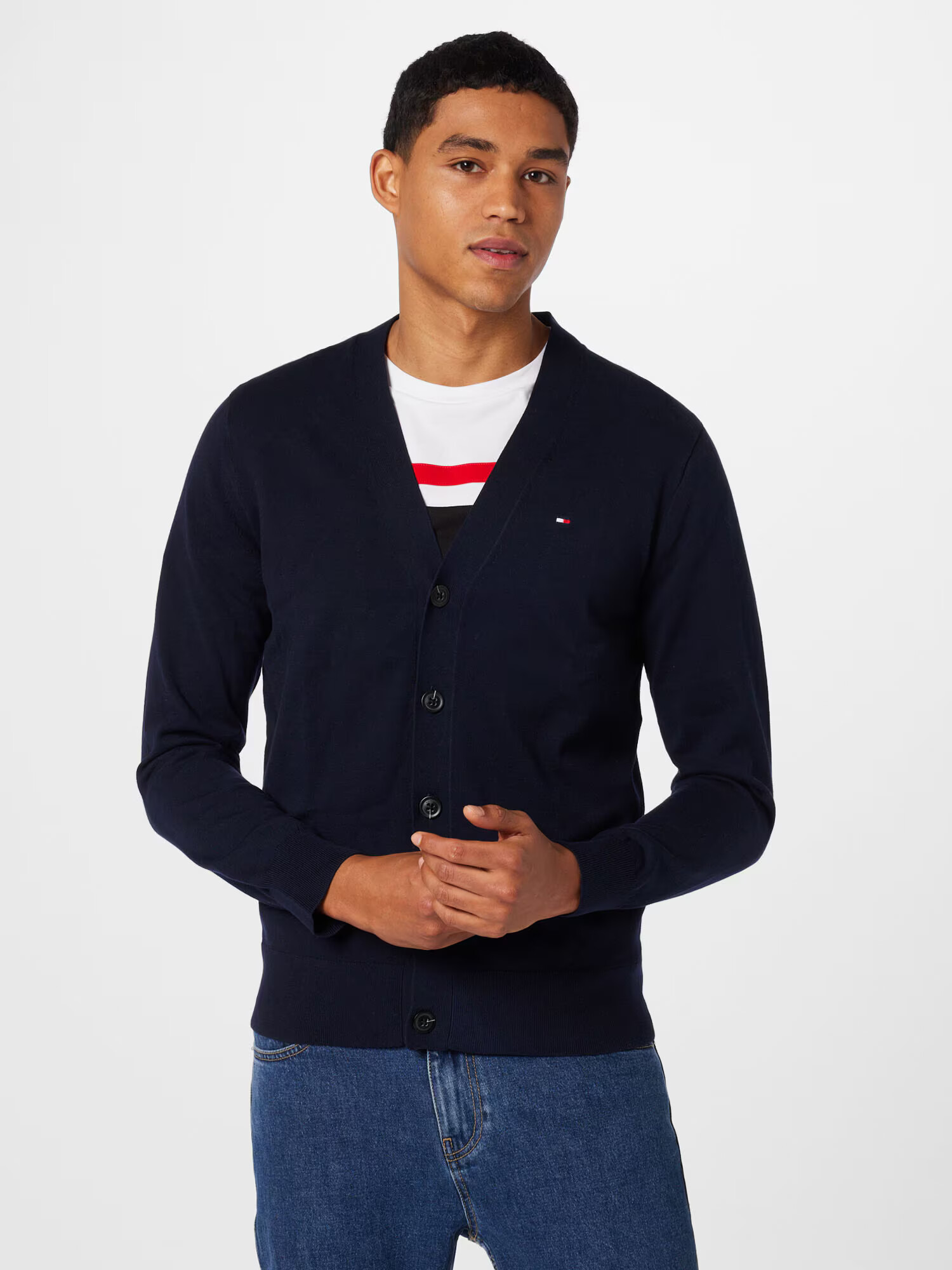 TOMMY HILFIGER Kardigán námornícka modrá - Pepit.sk