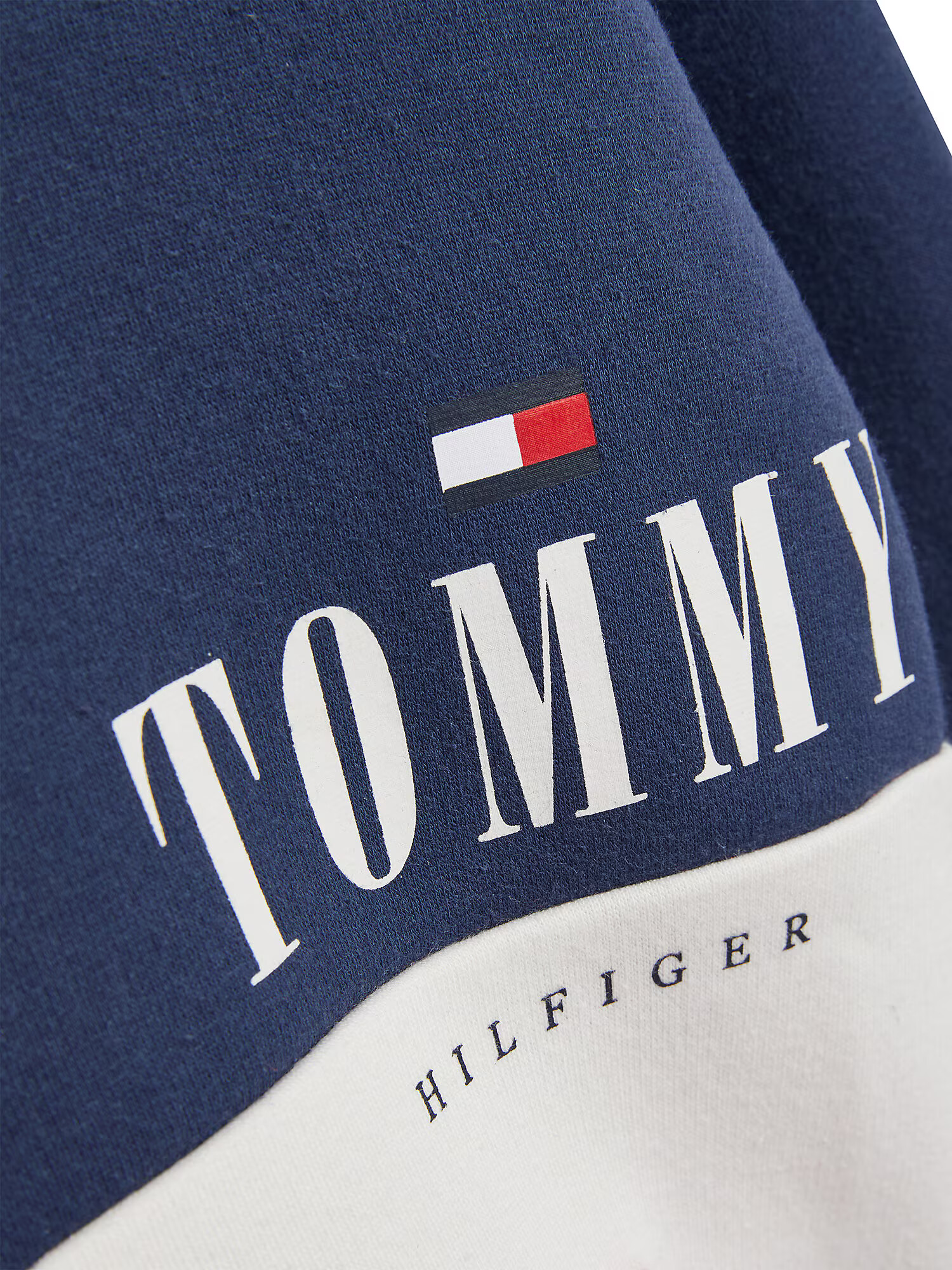 TOMMY HILFIGER Mikina béžová / námornícka modrá / červená / biela - Pepit.sk