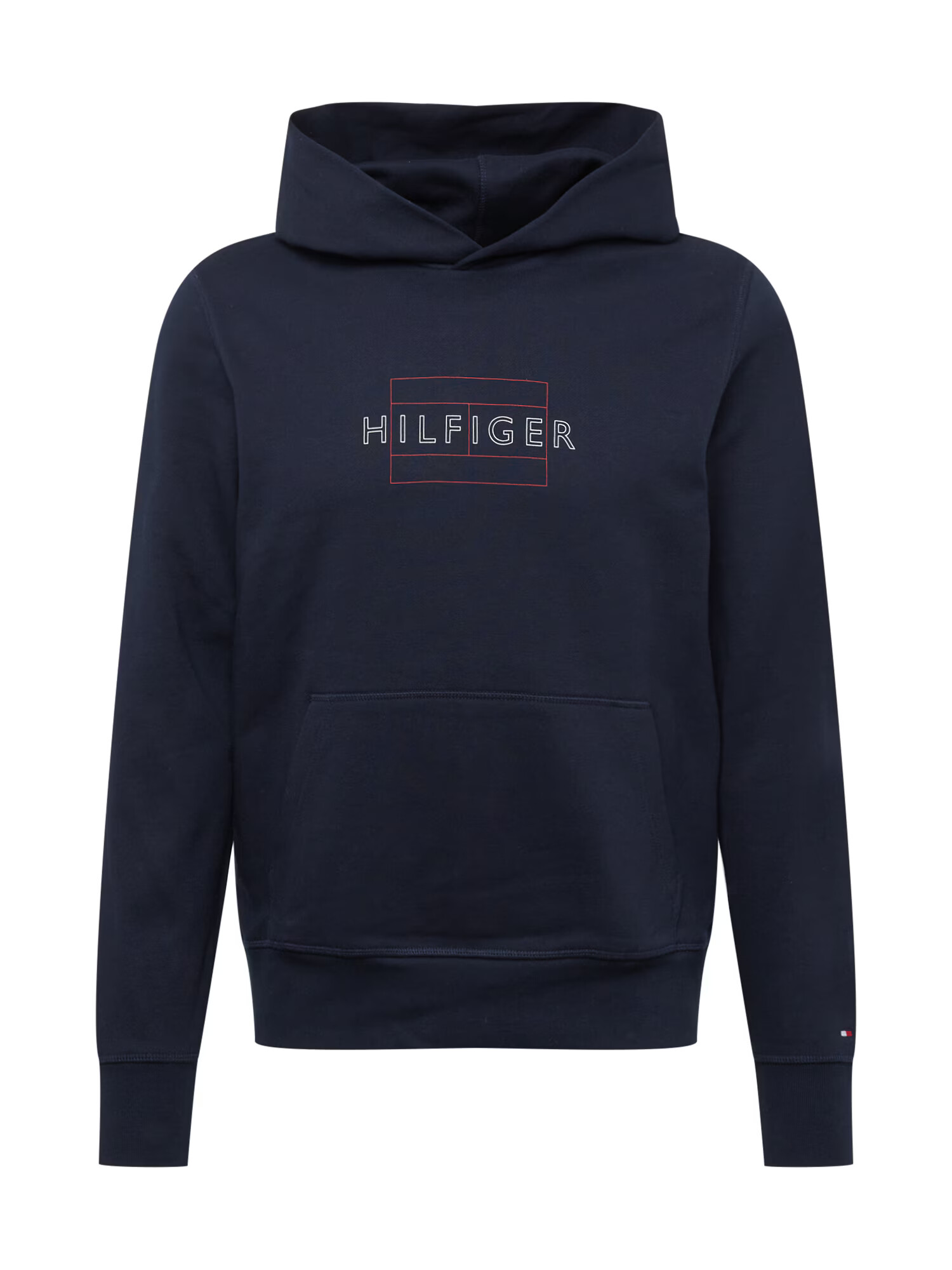 TOMMY HILFIGER Mikina červená / čierna / biela - Pepit.sk