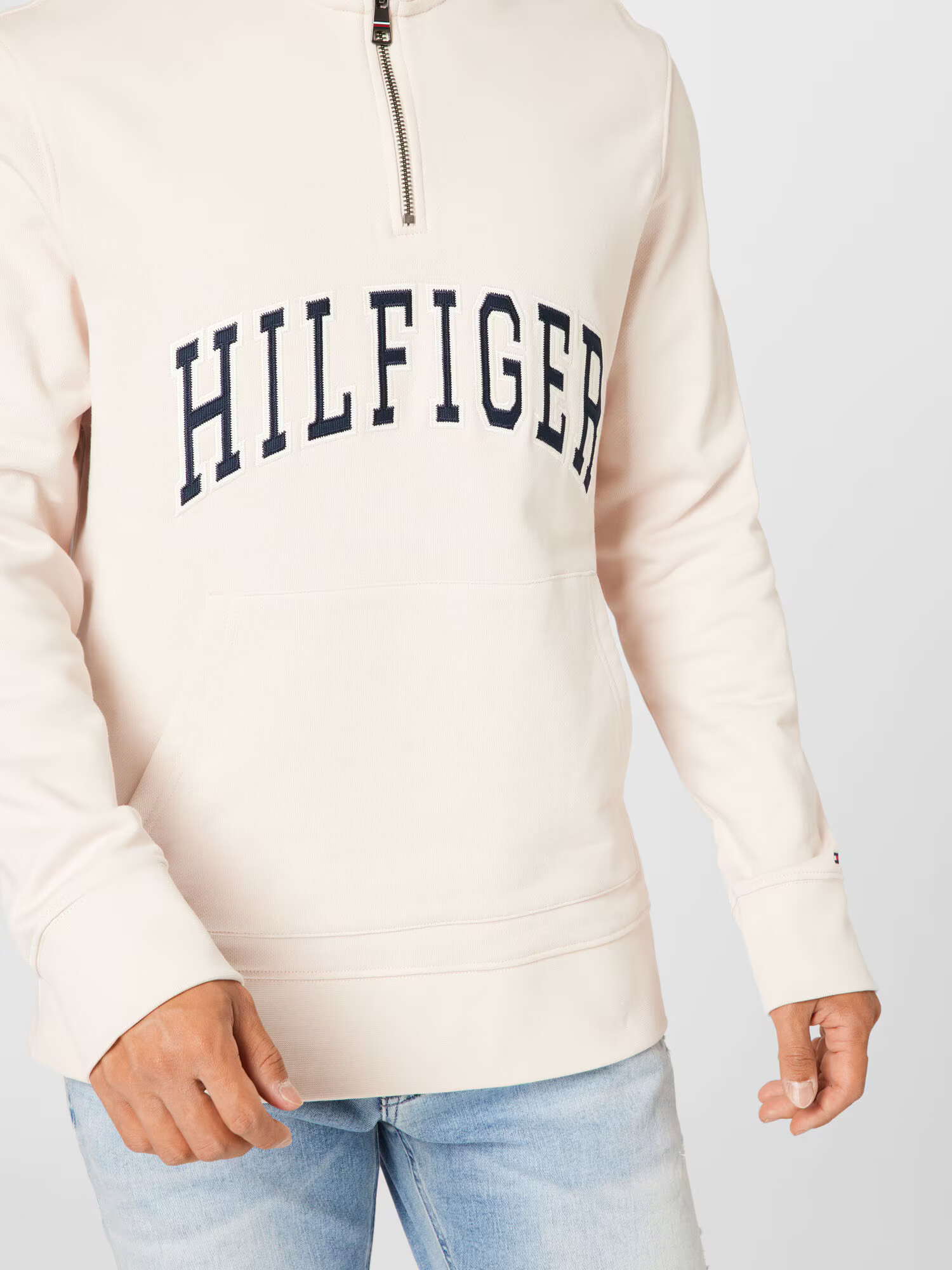 TOMMY HILFIGER Mikina čierna / biela - Pepit.sk