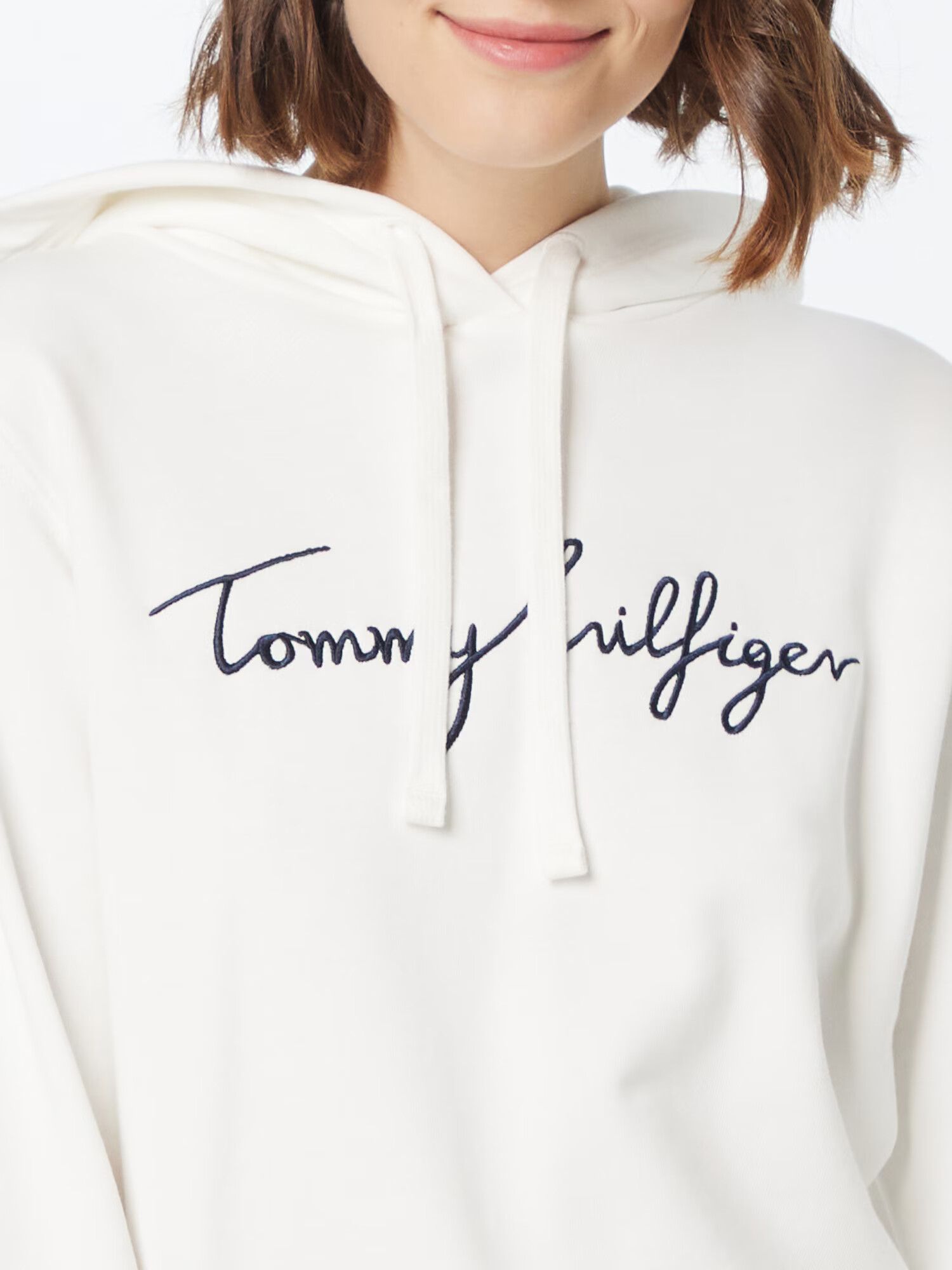 TOMMY HILFIGER Mikina krémová / námornícka modrá - Pepit.sk