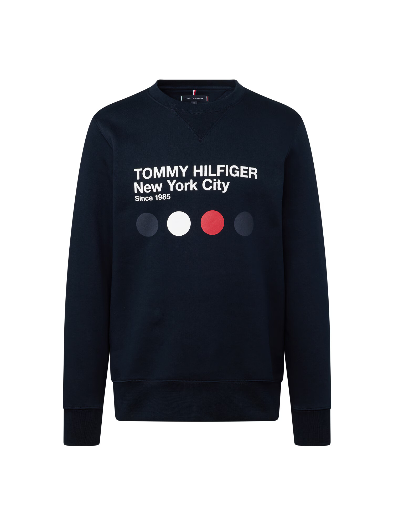 TOMMY HILFIGER Mikina 'Metro' tmavomodrá / červená / biela - Pepit.sk