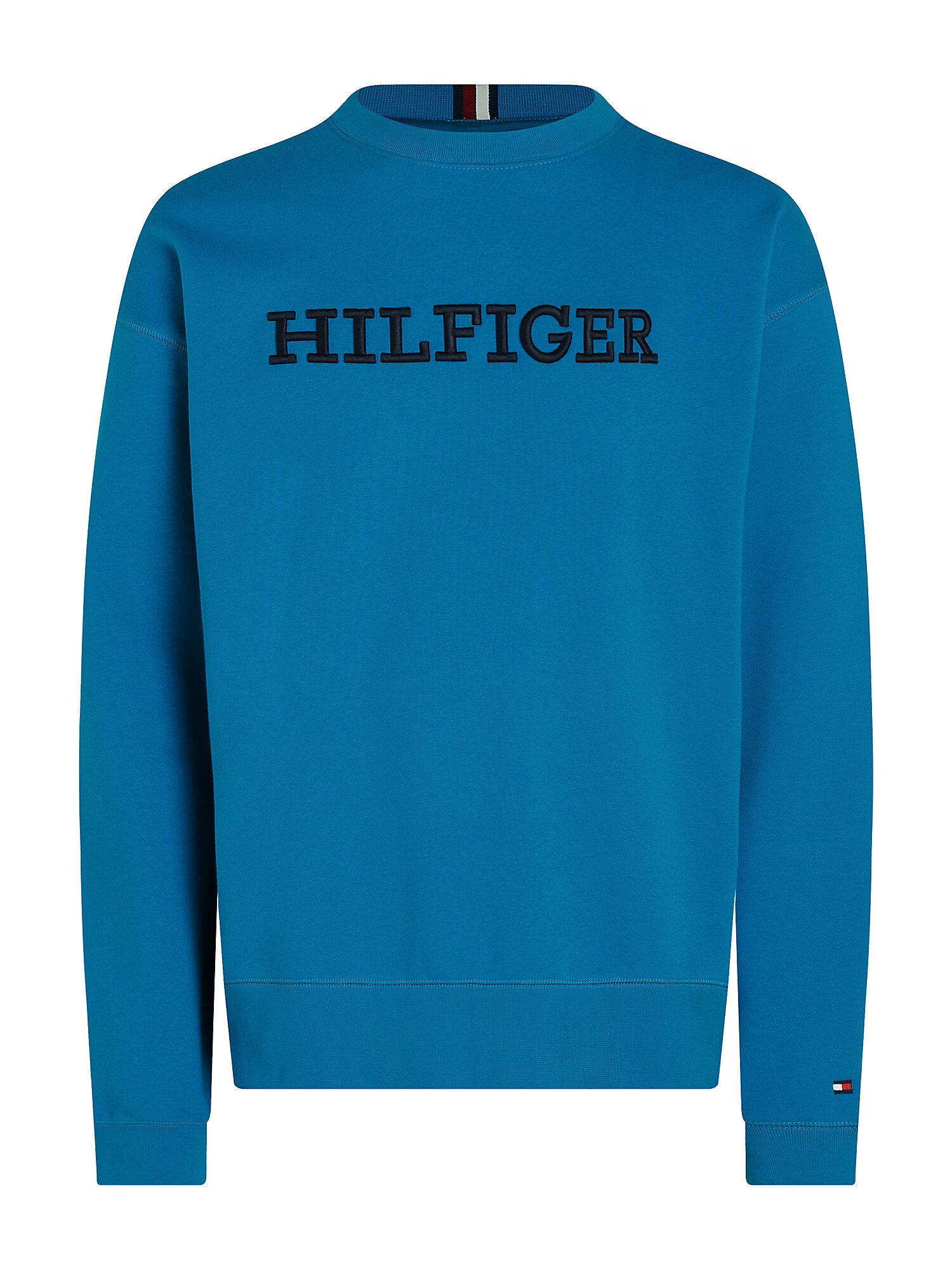 TOMMY HILFIGER Mikina modrozelená / čierna - Pepit.sk