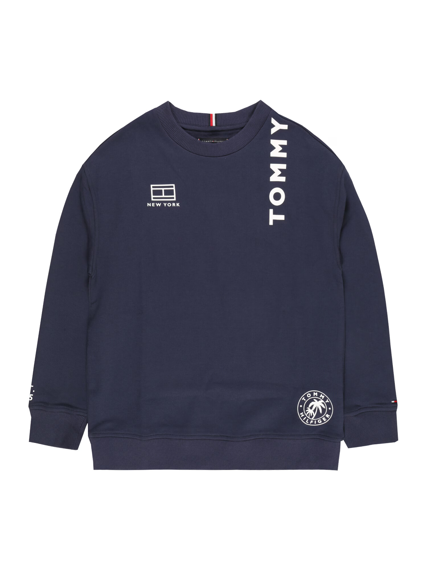 TOMMY HILFIGER Mikina námornícka modrá / biela - Pepit.sk