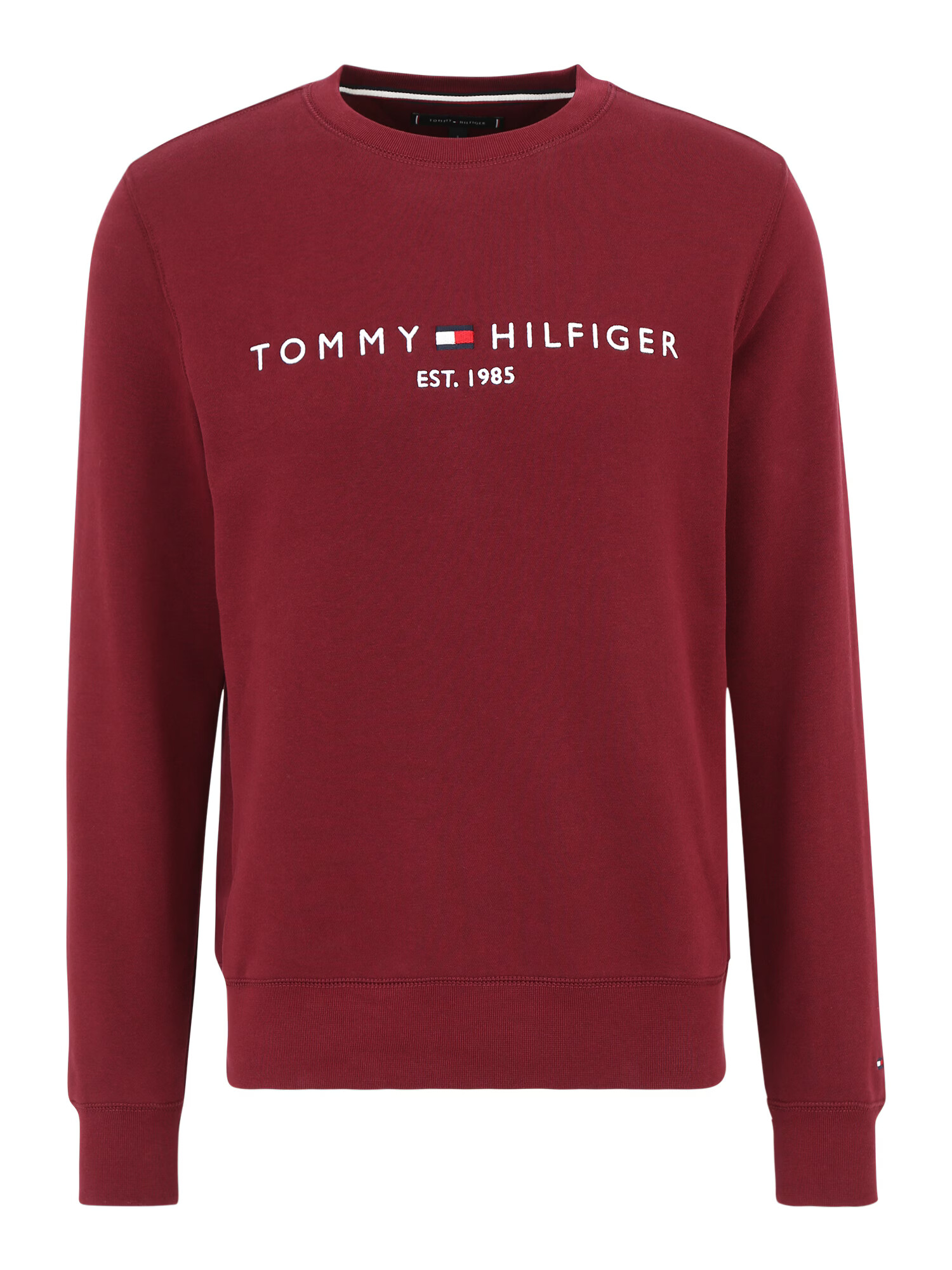 TOMMY HILFIGER Mikina námornícka modrá / bordová / ohnivo červená / biela - Pepit.sk