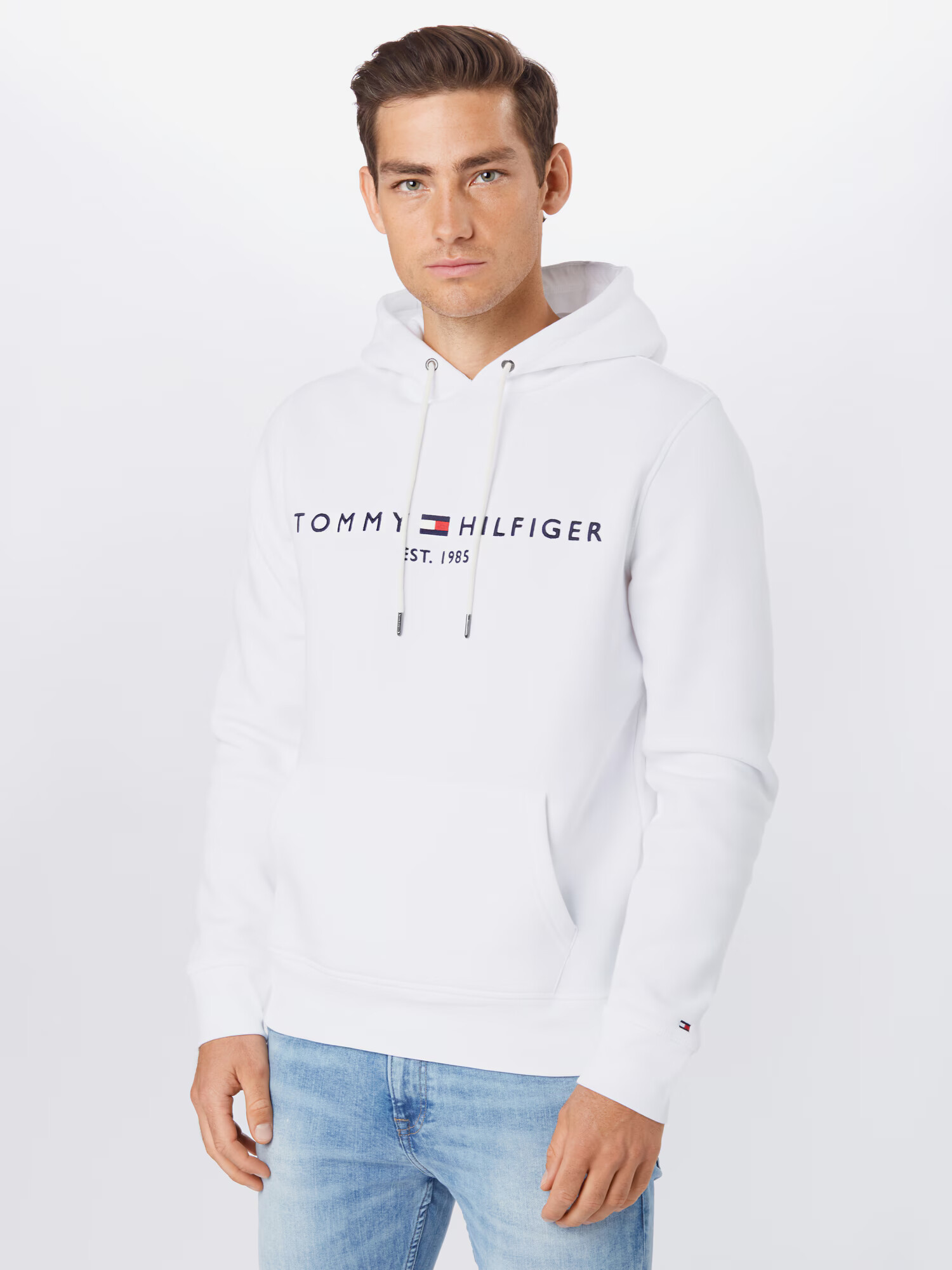 TOMMY HILFIGER Mikina námornícka modrá / červená / biela - Pepit.sk