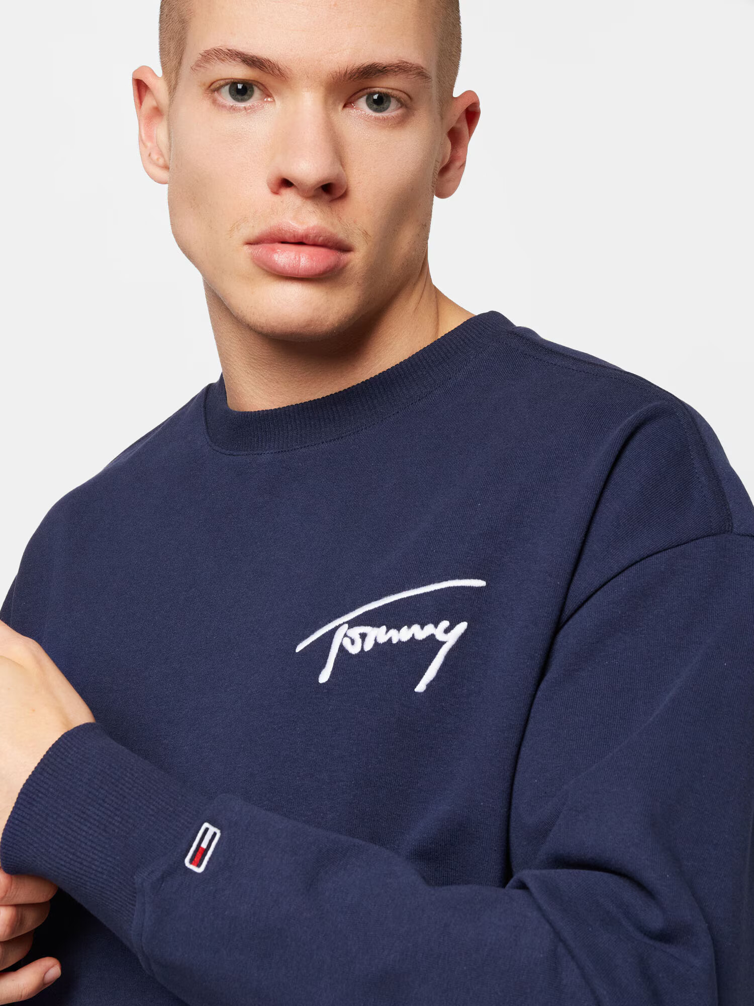 TOMMY HILFIGER Mikina námornícka modrá / červená / biela - Pepit.sk