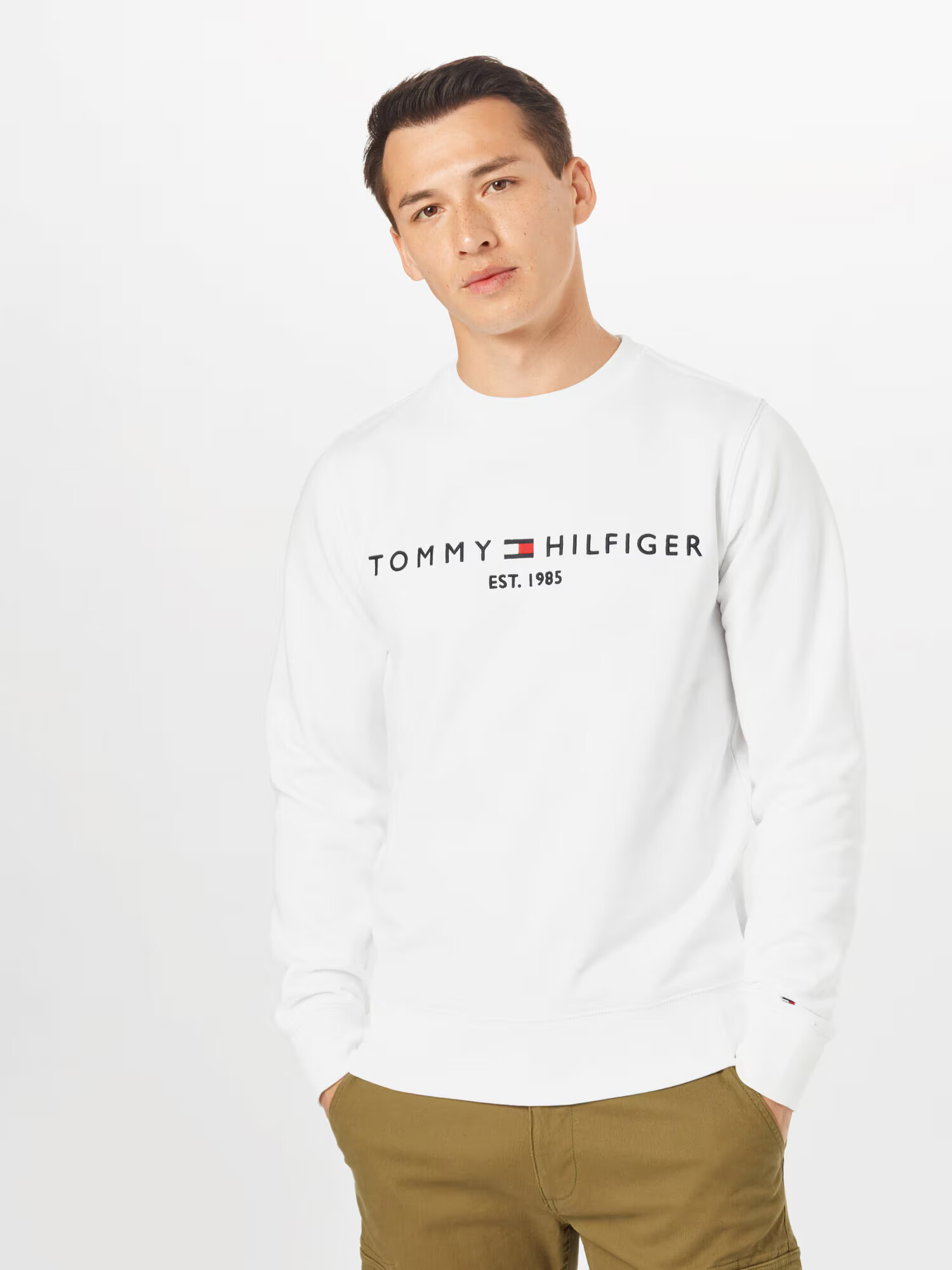 TOMMY HILFIGER Mikina námornícka modrá / červená / biela - Pepit.sk