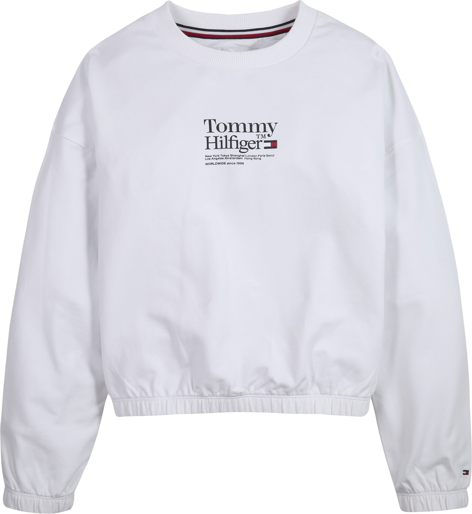 TOMMY HILFIGER Mikina námornícka modrá / červená / biela - Pepit.sk