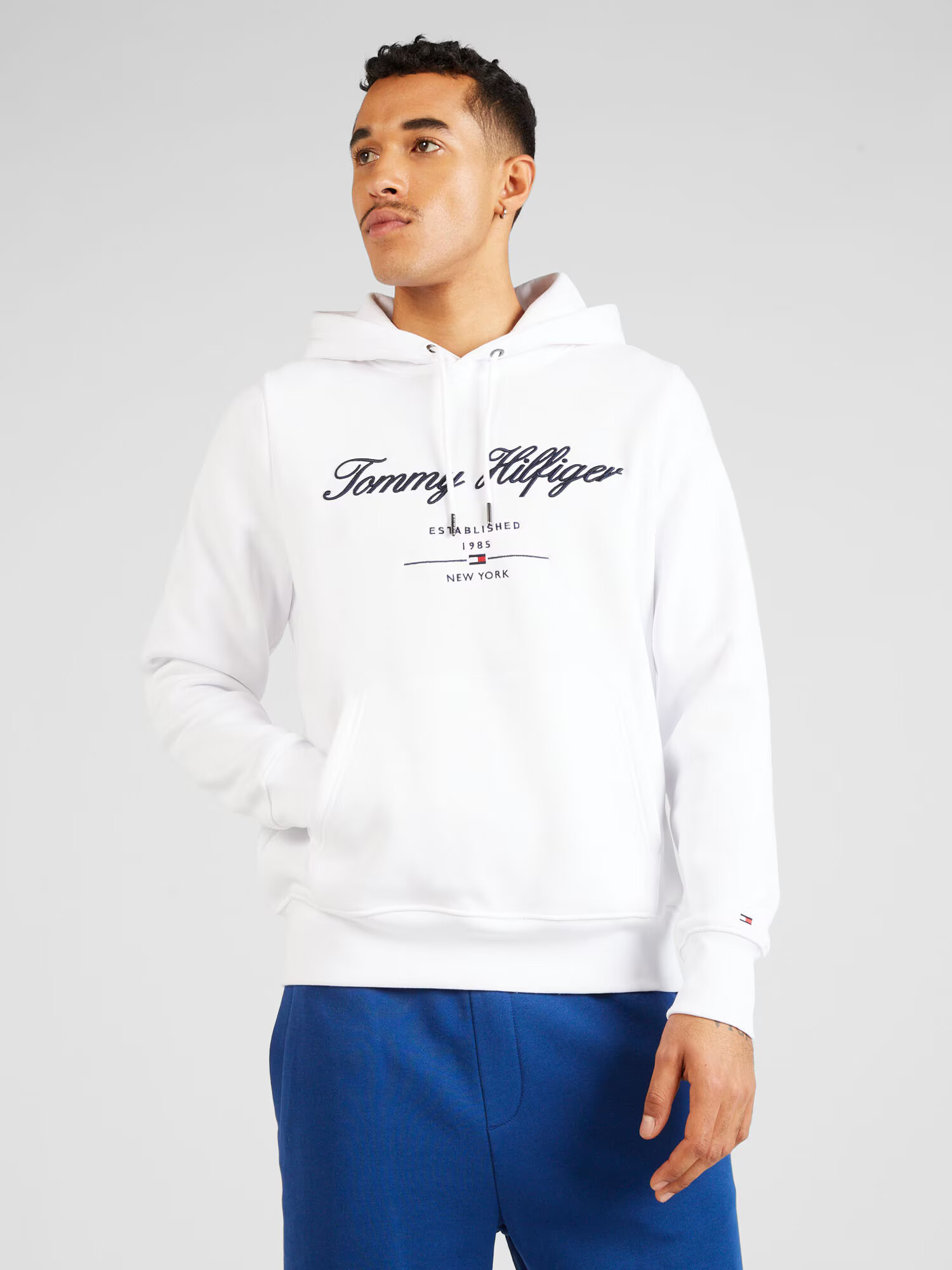 TOMMY HILFIGER Mikina námornícka modrá / červená / biela - Pepit.sk