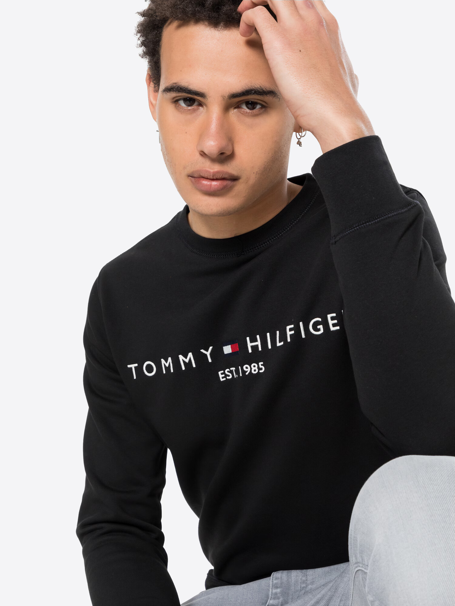 TOMMY HILFIGER Mikina námornícka modrá / červená / čierna / biela - Pepit.sk