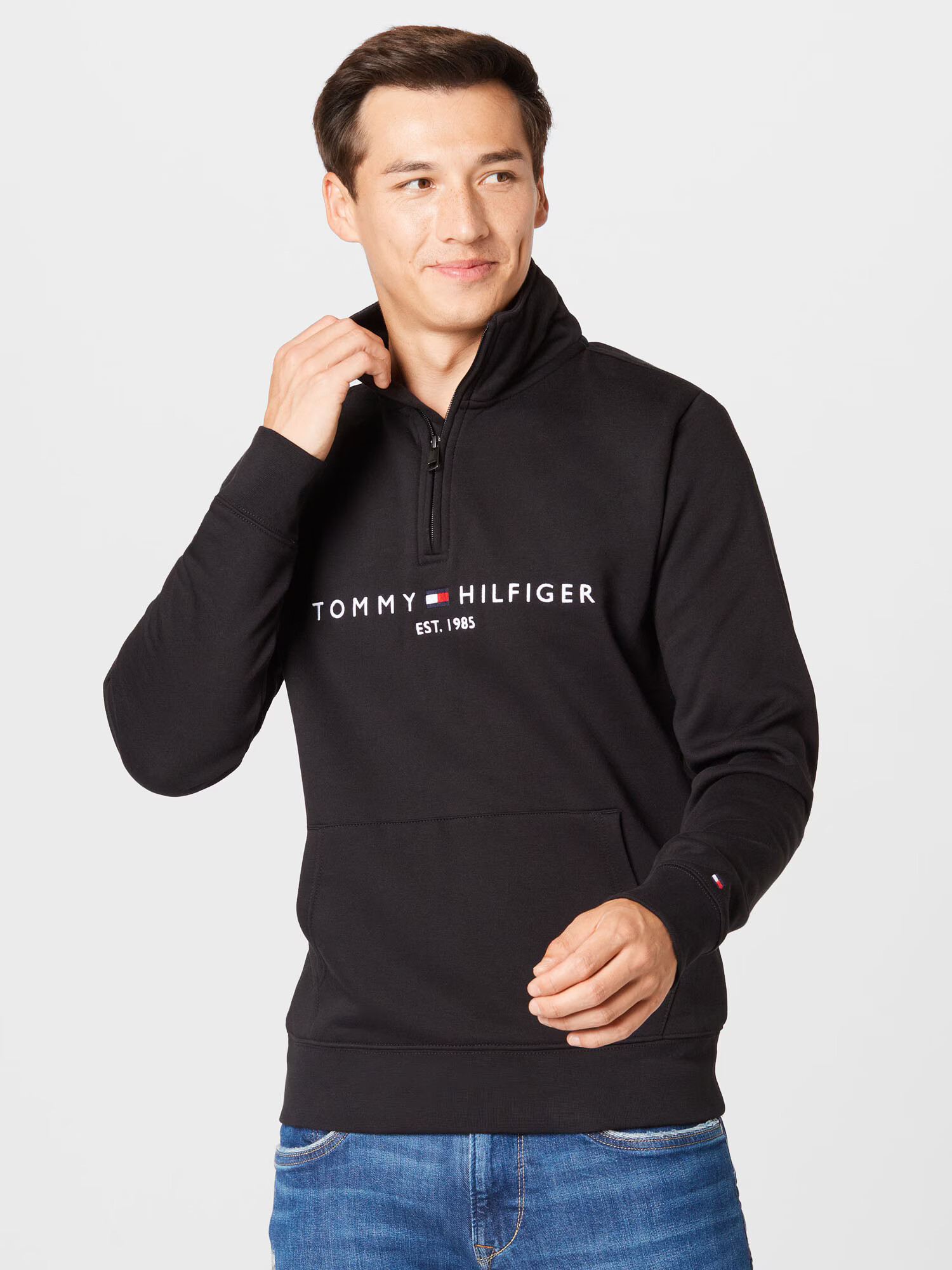 TOMMY HILFIGER Mikina námornícka modrá / červená / čierna / biela - Pepit.sk