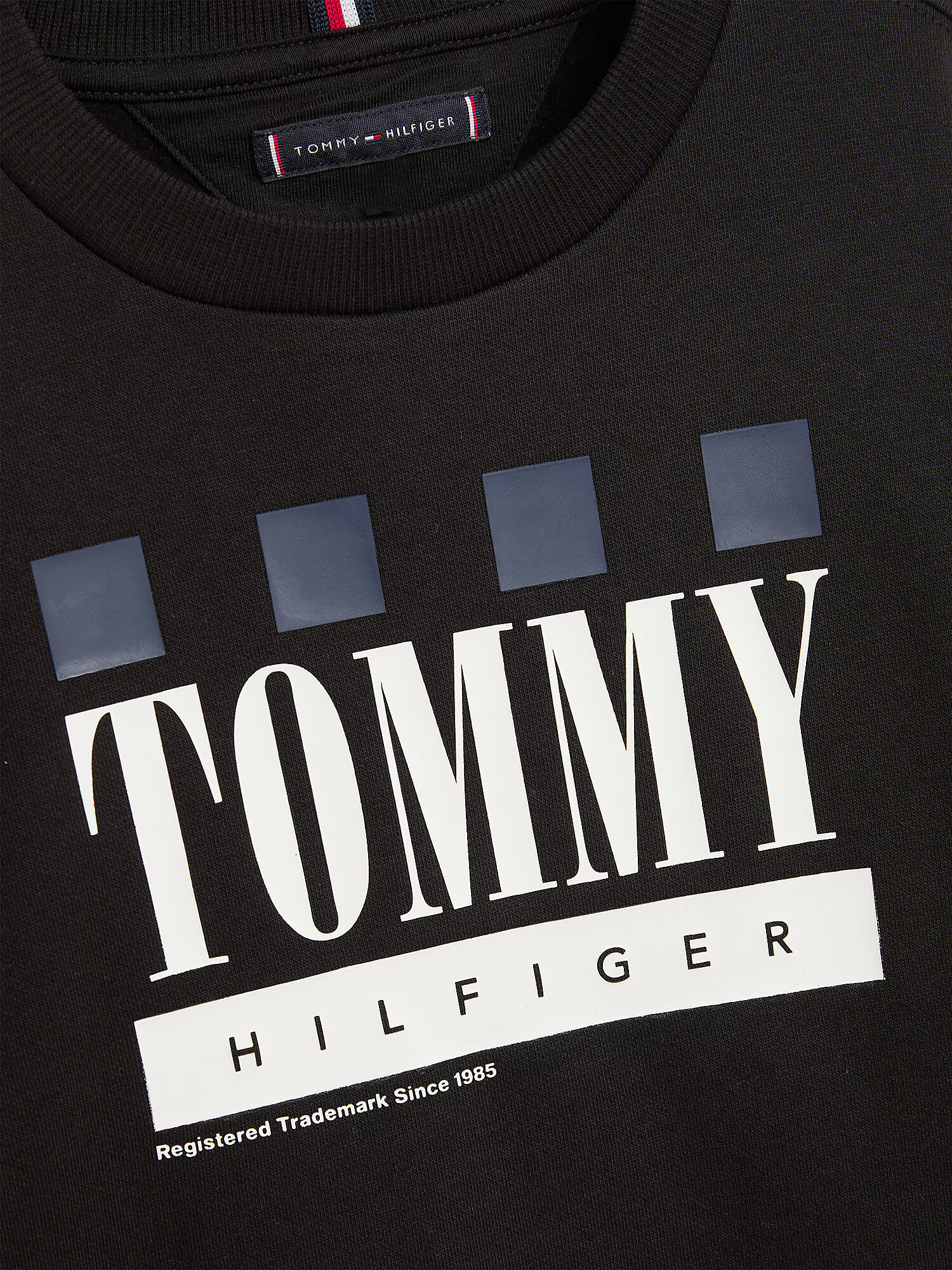 TOMMY HILFIGER Mikina námornícka modrá / čierna / biela - Pepit.sk