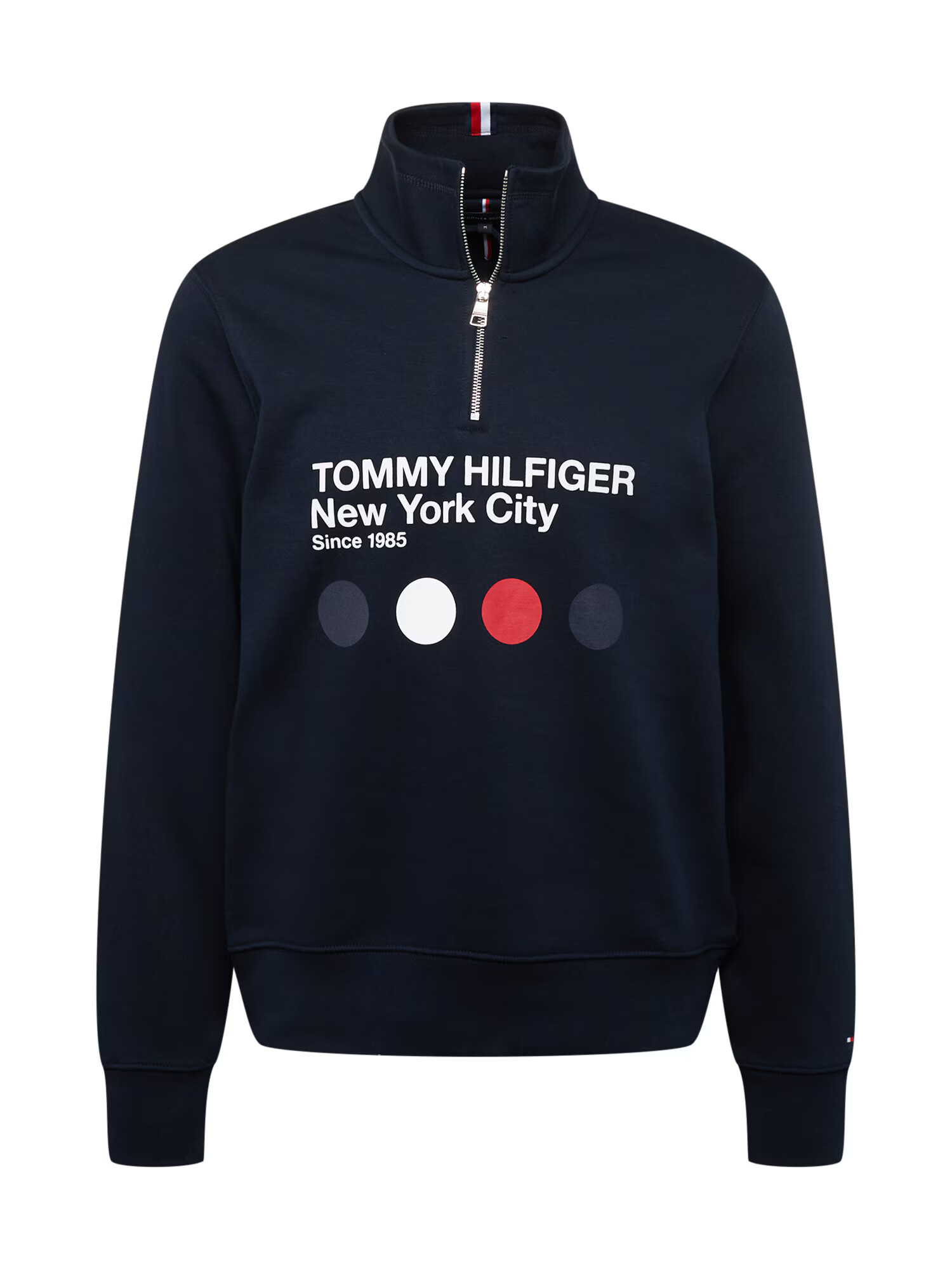 TOMMY HILFIGER Mikina námornícka modrá / grenadínová / čierna / biela - Pepit.sk