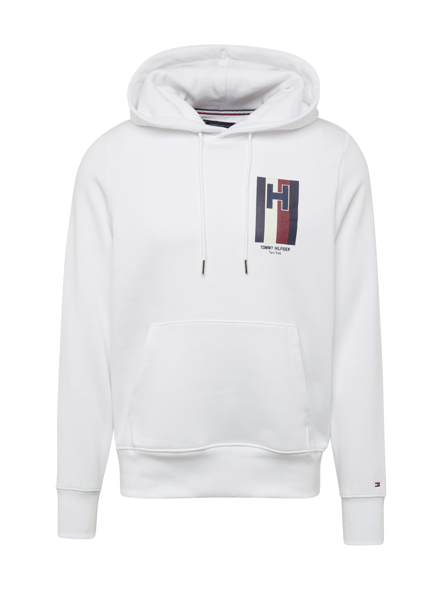 TOMMY HILFIGER Mikina námornícka modrá / karmínovo červená / prírodná biela - Pepit.sk