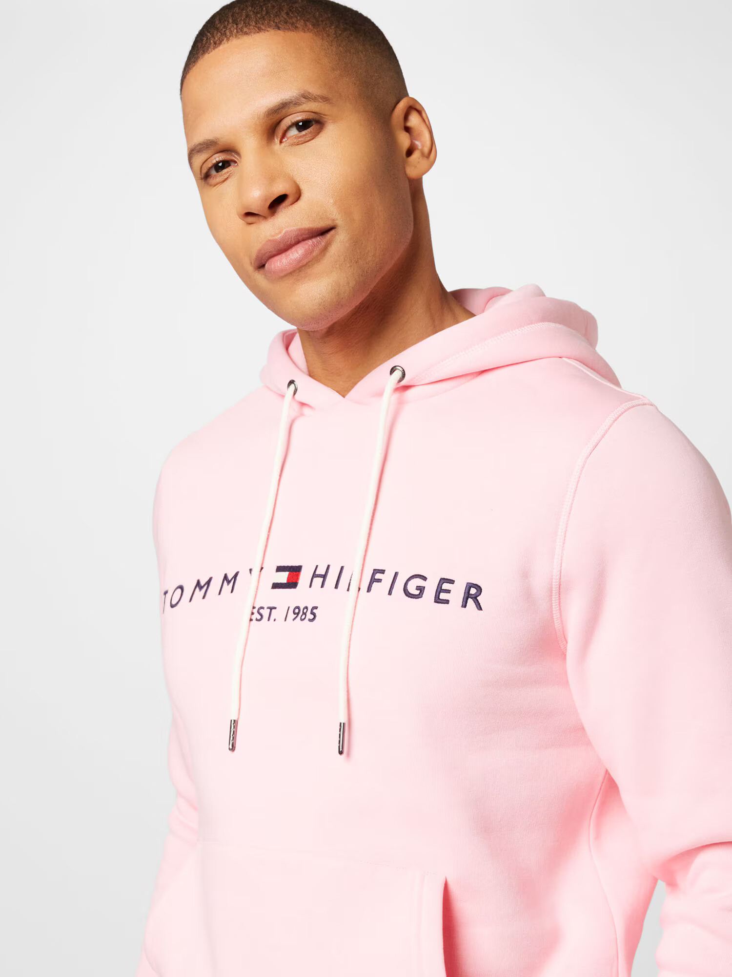 TOMMY HILFIGER Mikina námornícka modrá / ružová / červená / biela - Pepit.sk