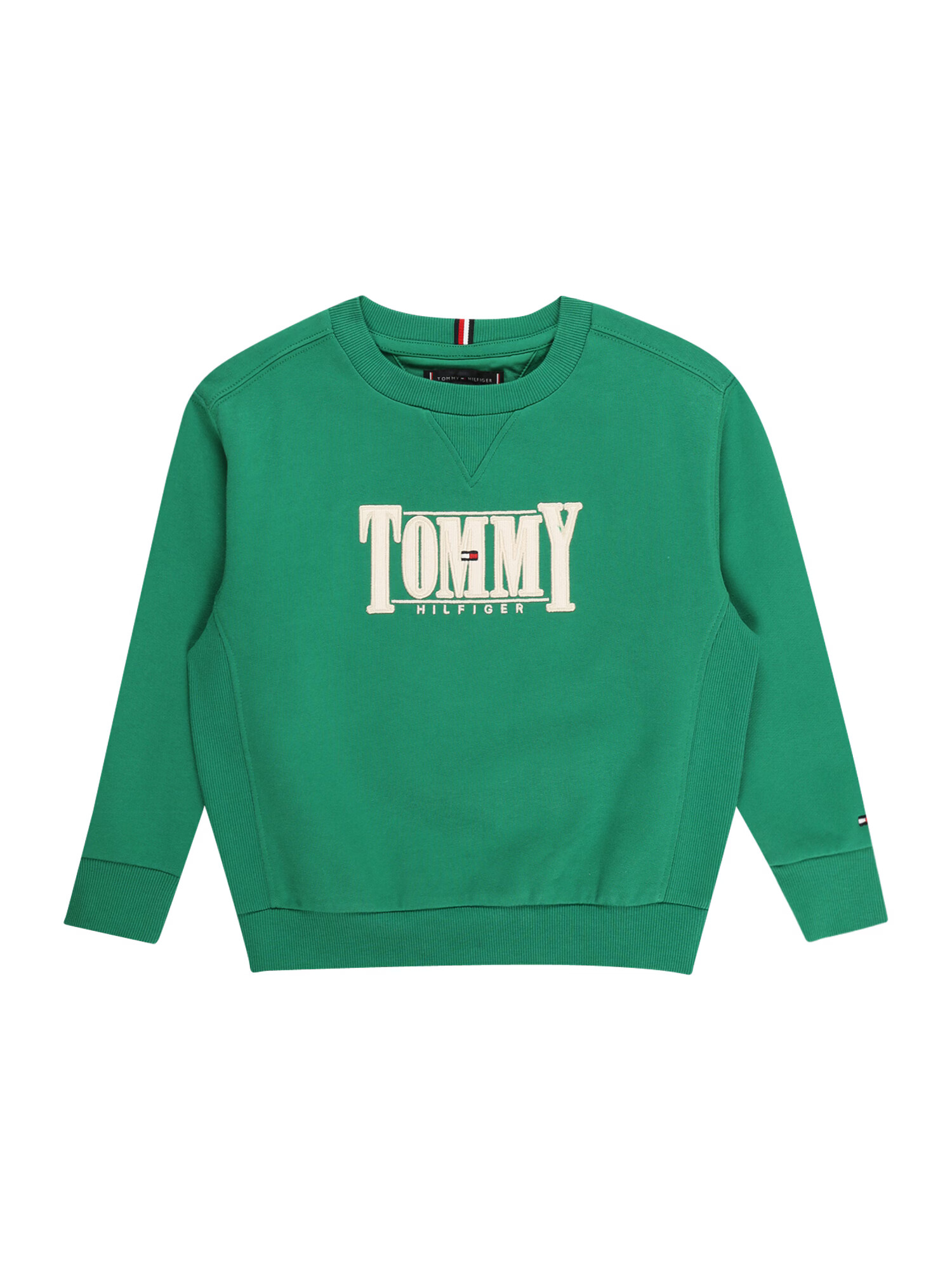 TOMMY HILFIGER Mikina námornícka modrá / trávovo zelená / ohnivo červená / biela - Pepit.sk