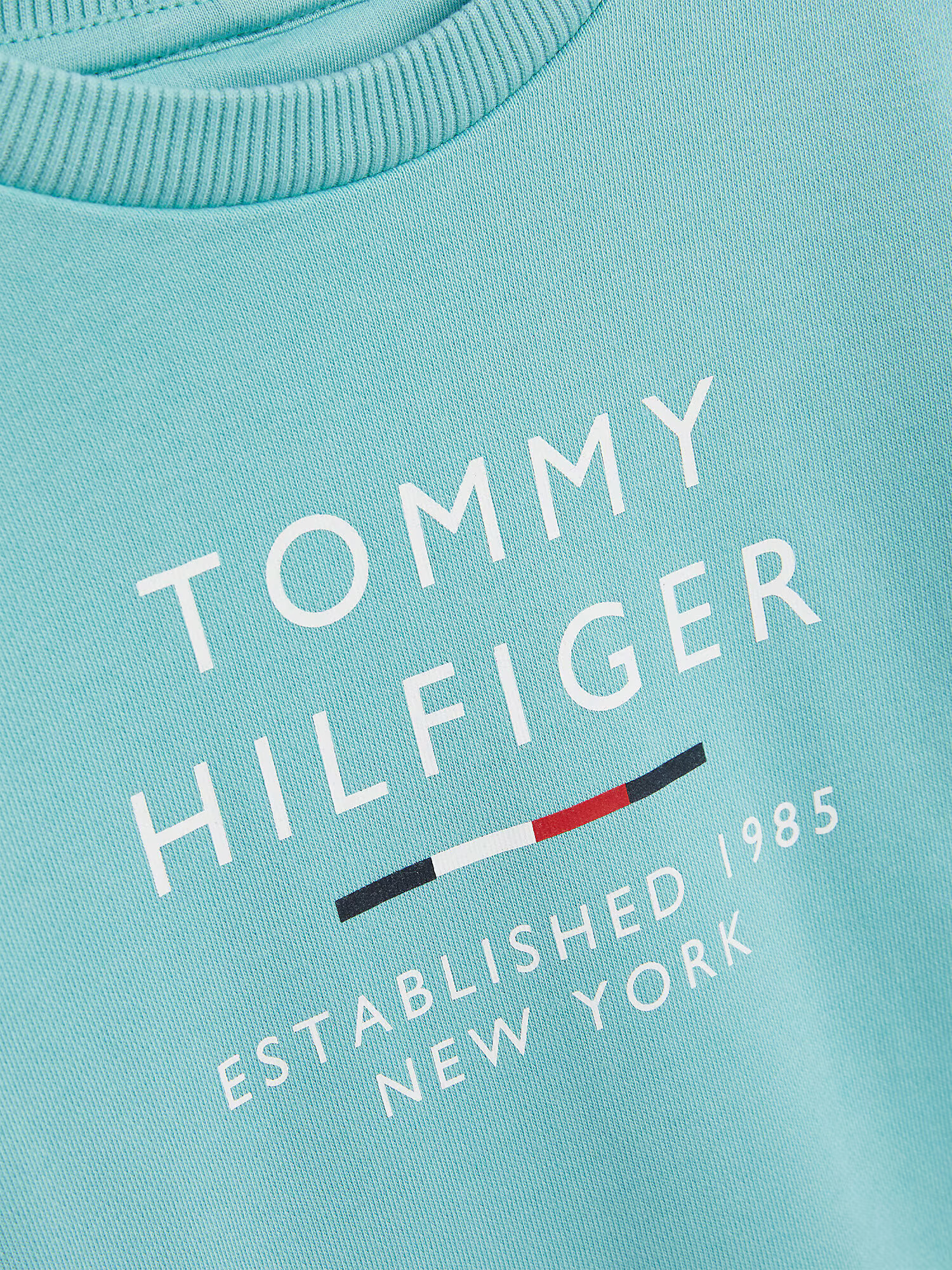 TOMMY HILFIGER Mikina námornícka modrá / vodová / červená / biela - Pepit.sk