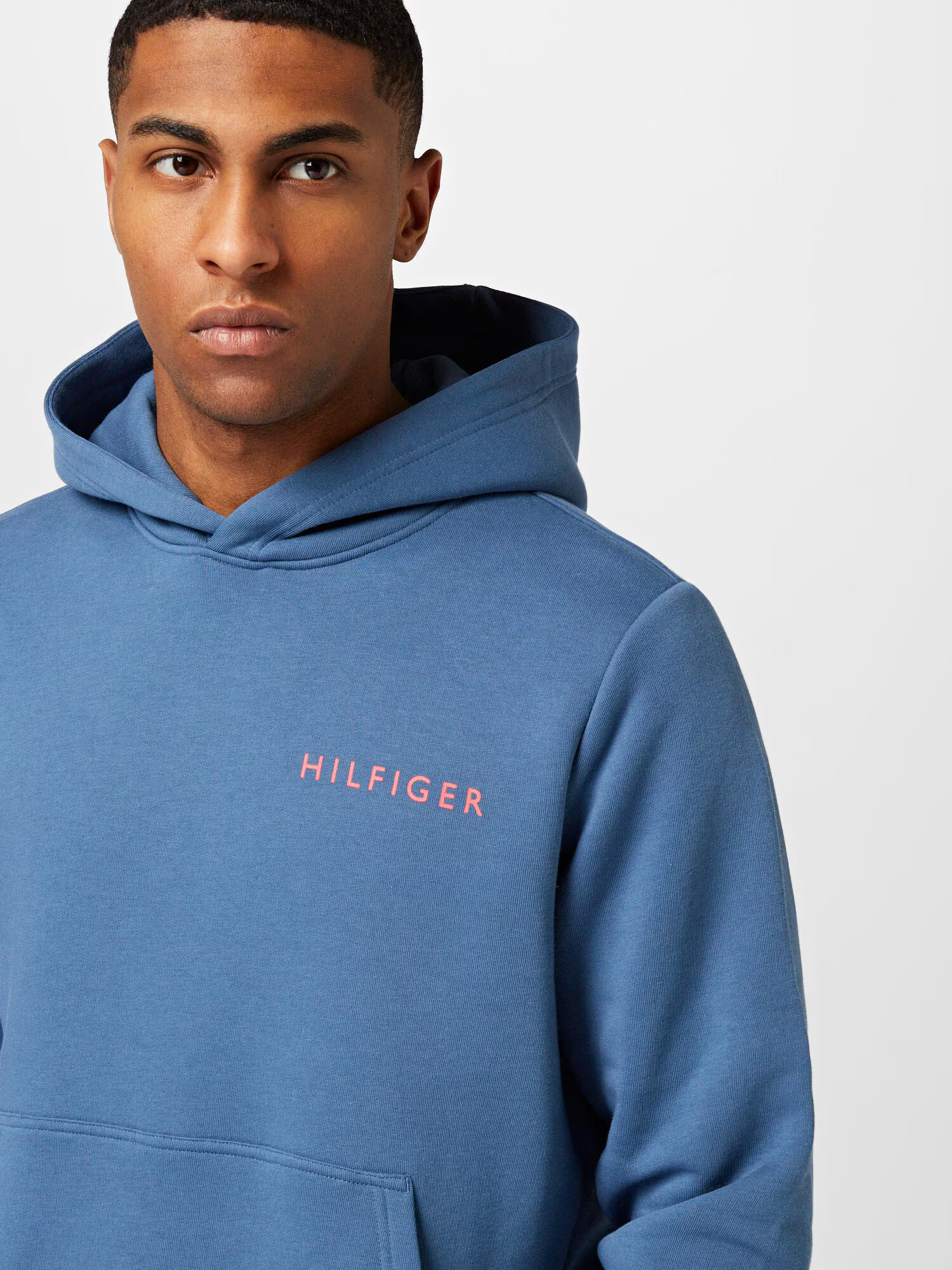 TOMMY HILFIGER Mikina nebesky modrá / lososová - Pepit.sk