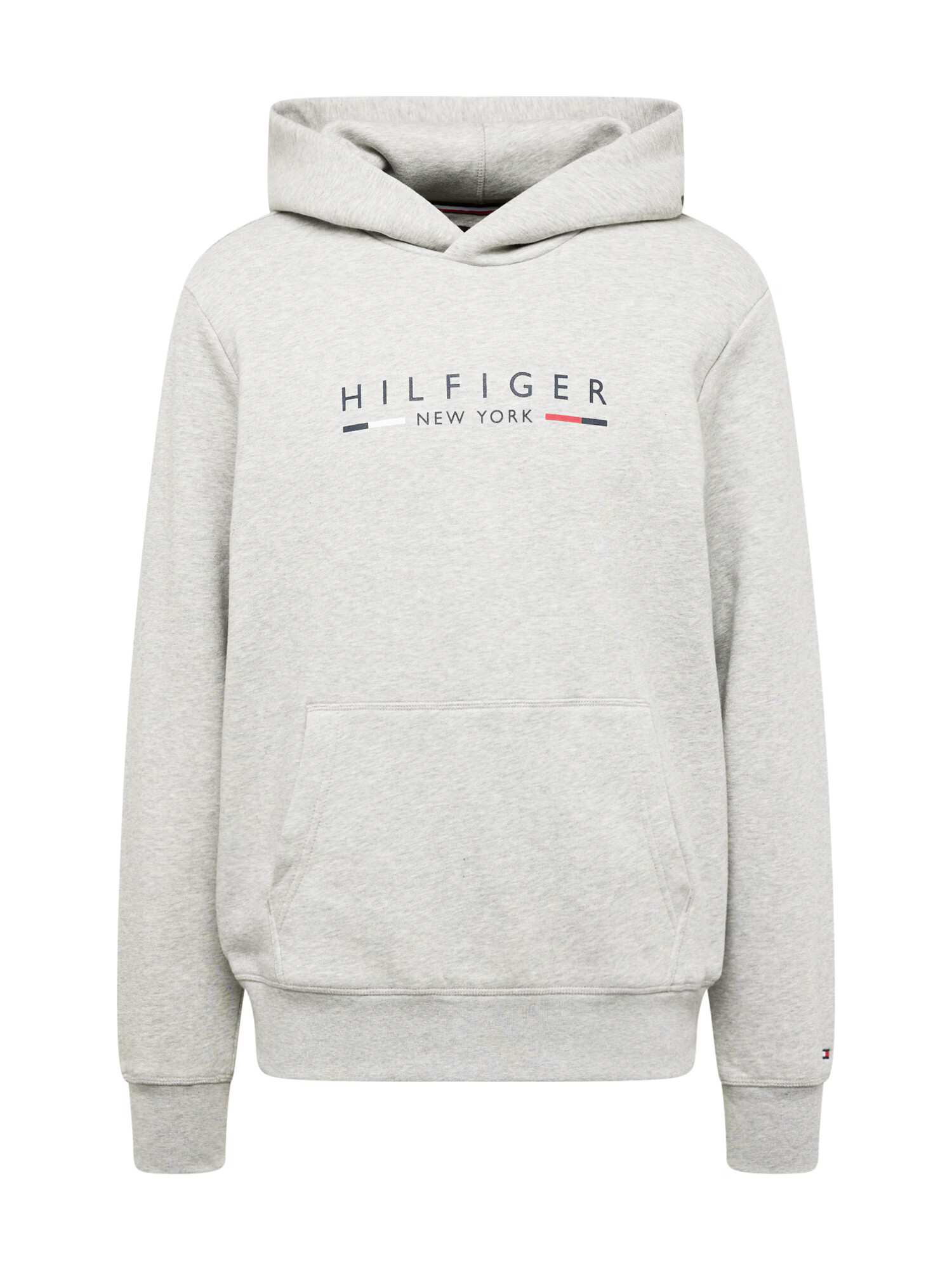 TOMMY HILFIGER Mikina 'NEW YORK' námornícka modrá / svetlosivá / červená - Pepit.sk