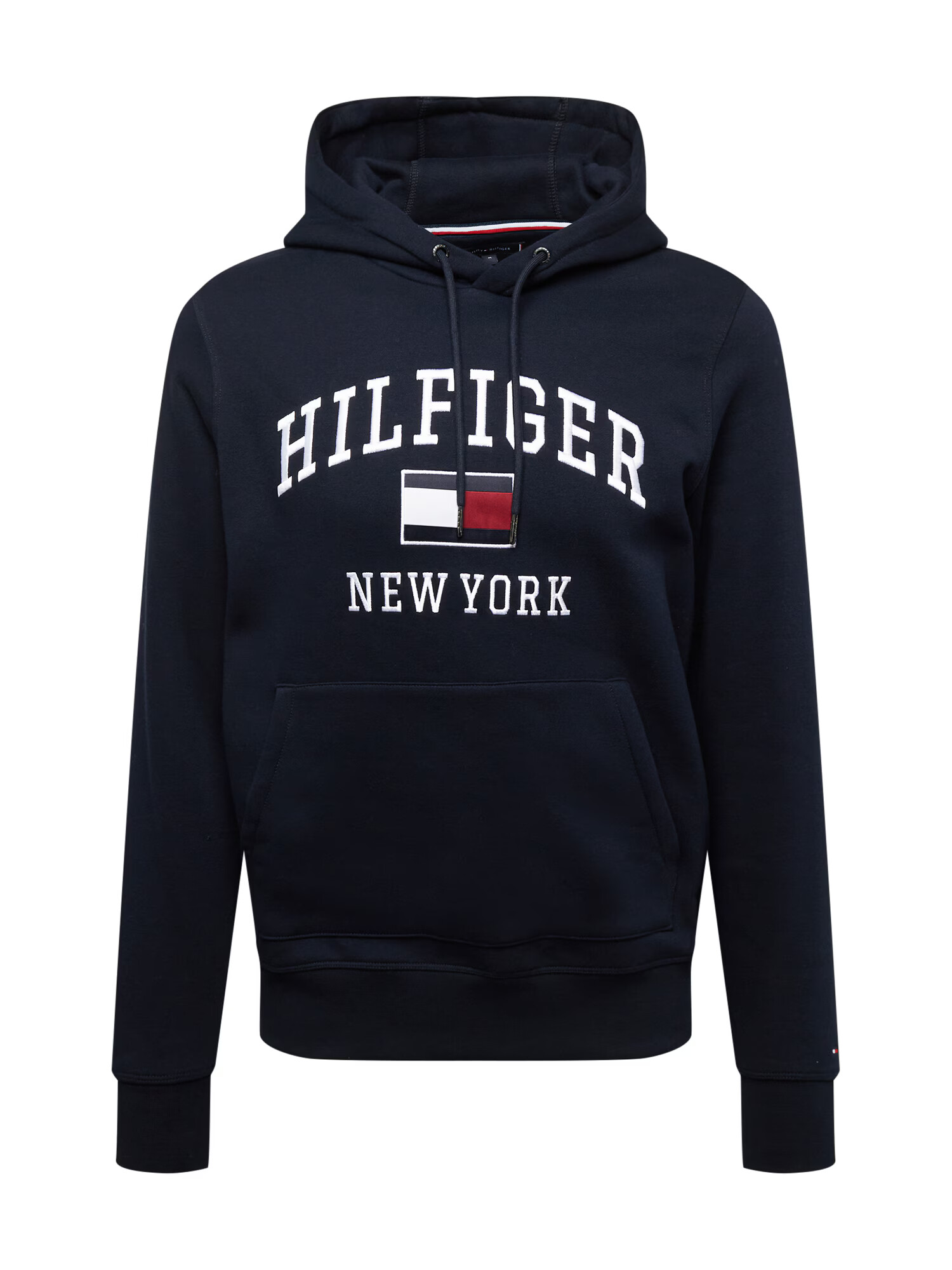 TOMMY HILFIGER Mikina tmavomodrá / červená / biela - Pepit.sk