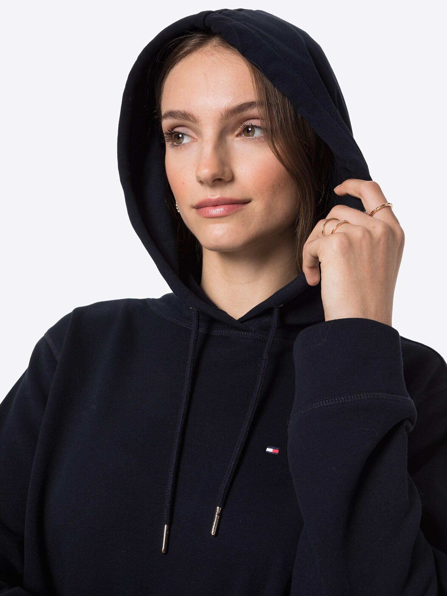 TOMMY HILFIGER Mikina tmavomodrá / červená / biela - Pepit.sk