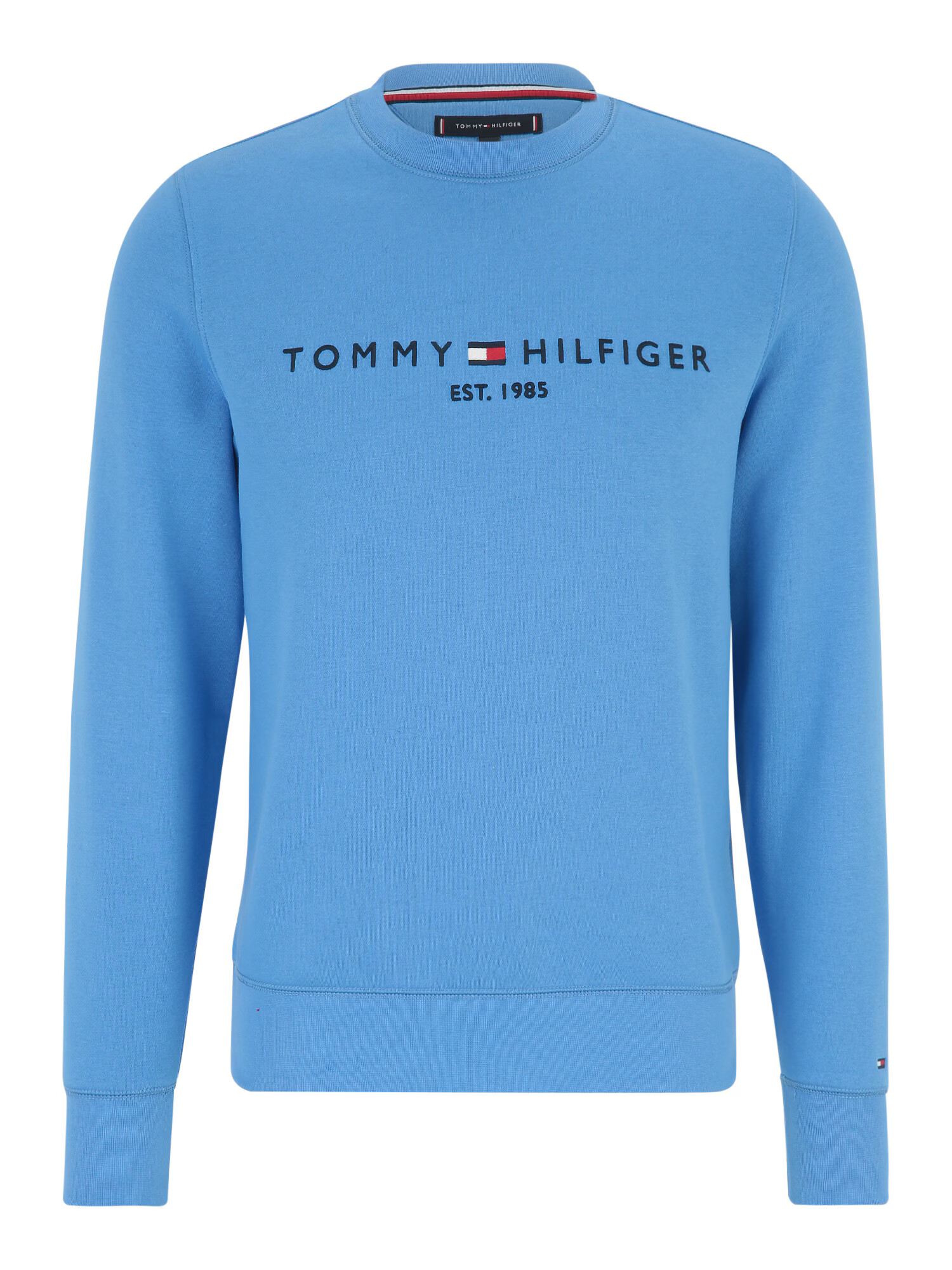 TOMMY HILFIGER Mikina tmavomodrá / nebesky modrá / červená / biela - Pepit.sk