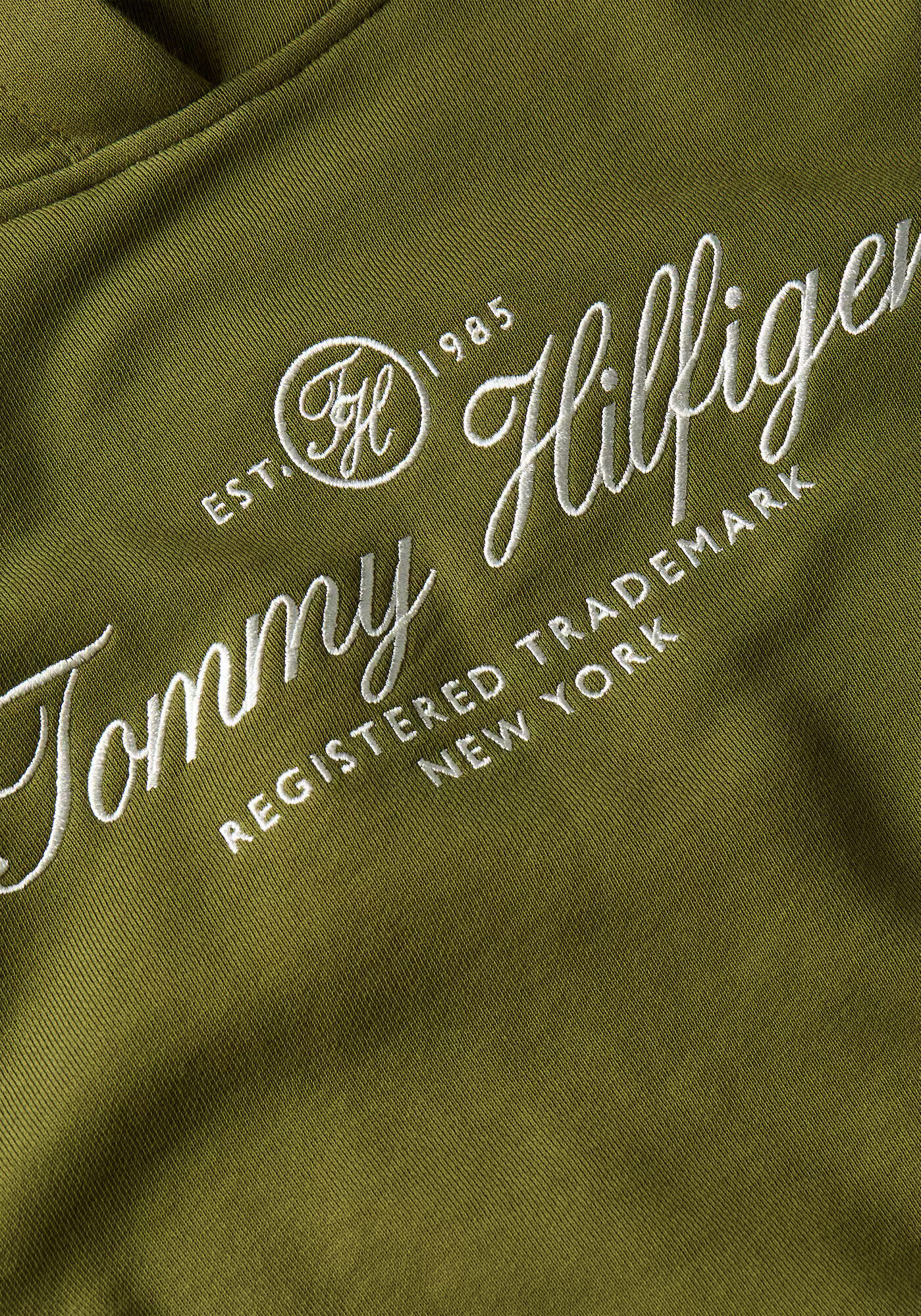 TOMMY HILFIGER Mikina tmavomodrá / olivová / červená / biela - Pepit.sk