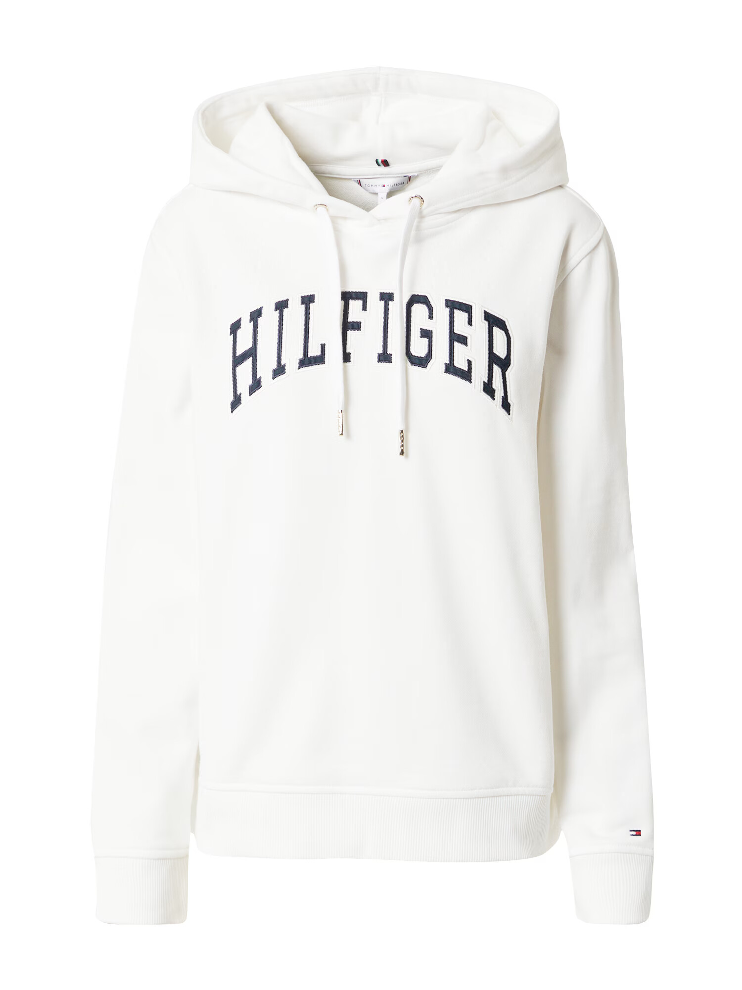 TOMMY HILFIGER Mikina tmavomodrá / šedobiela - Pepit.sk