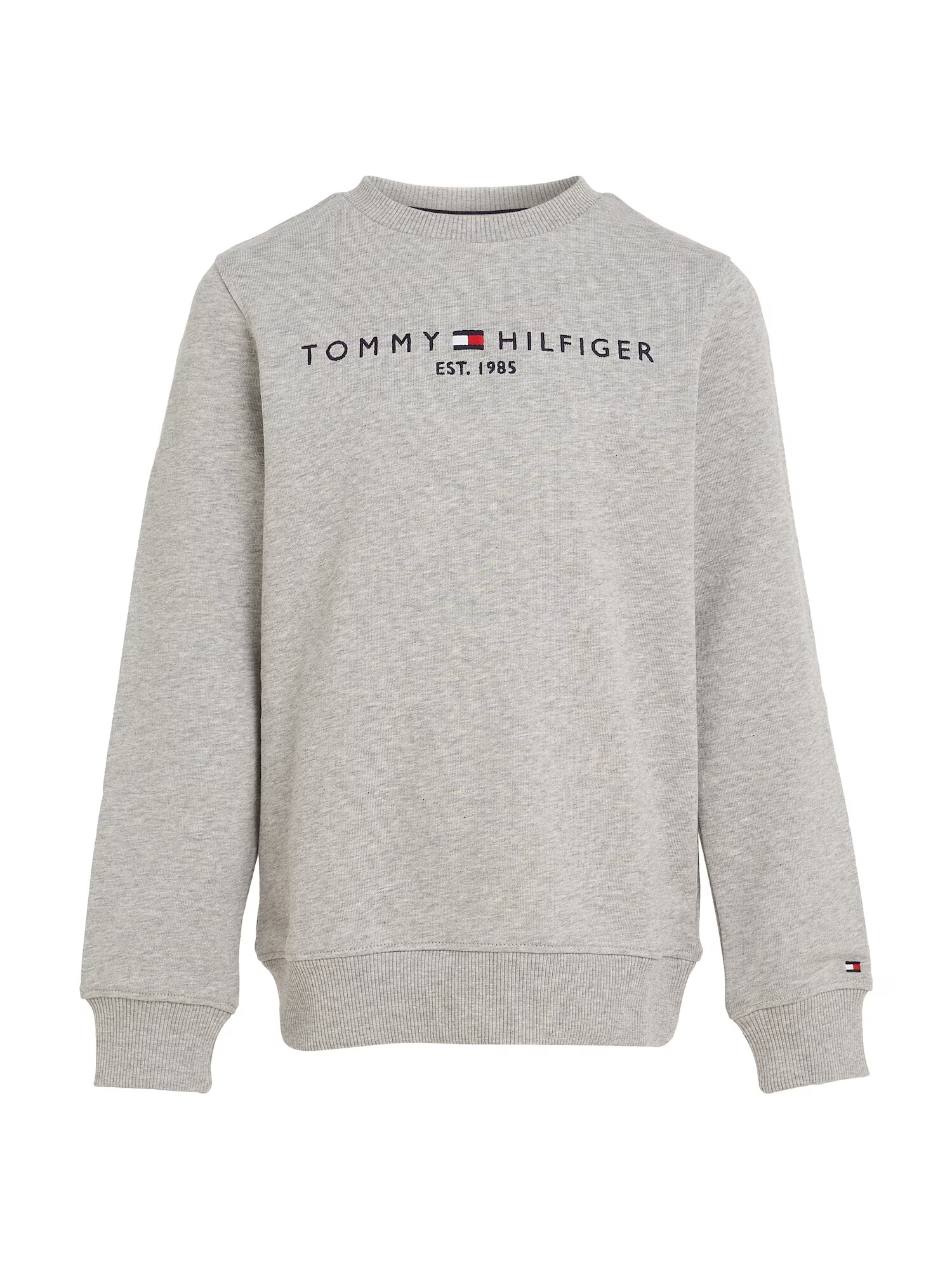 TOMMY HILFIGER Mikina tmavomodrá / sivá melírovaná / červená / biela - Pepit.sk