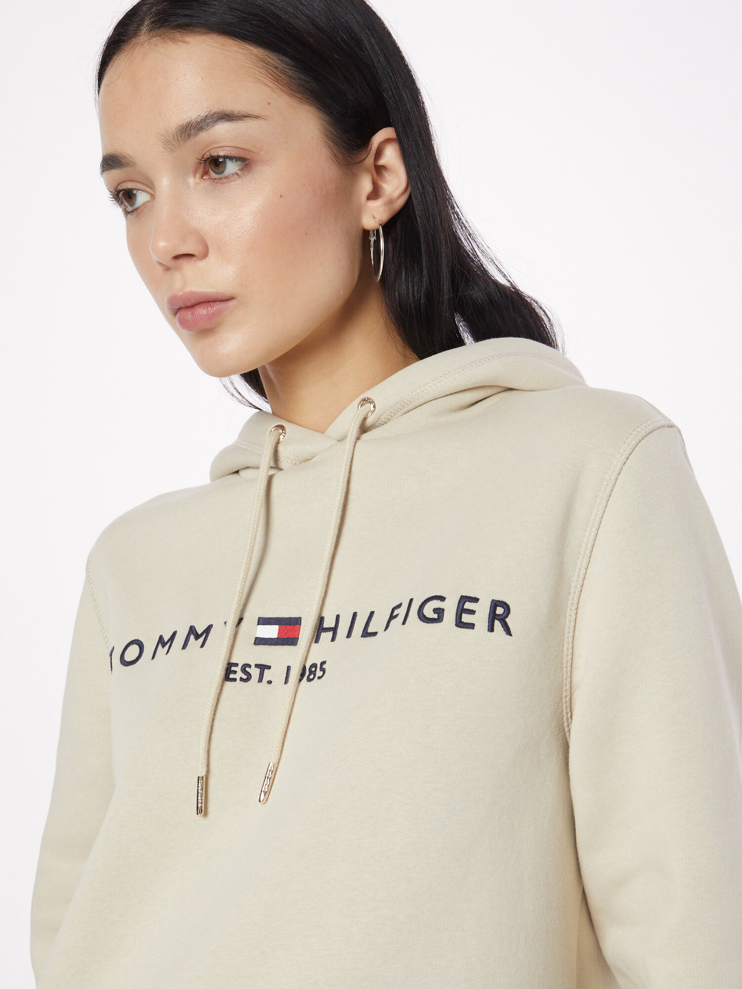 TOMMY HILFIGER Mikina tmelová / námornícka modrá / biela - Pepit.sk