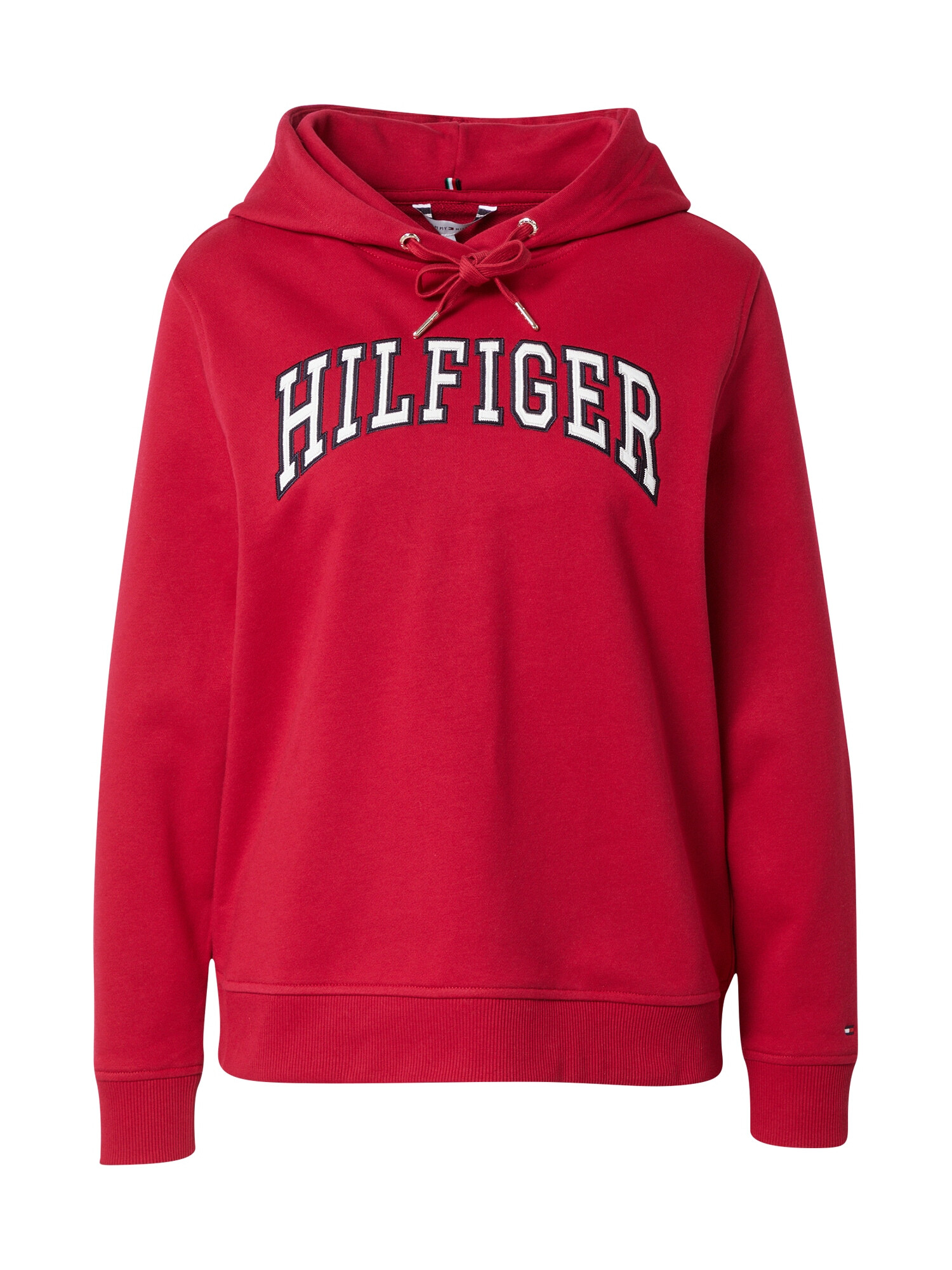 TOMMY HILFIGER Mikina vínovo červená / čierna / biela - Pepit.sk