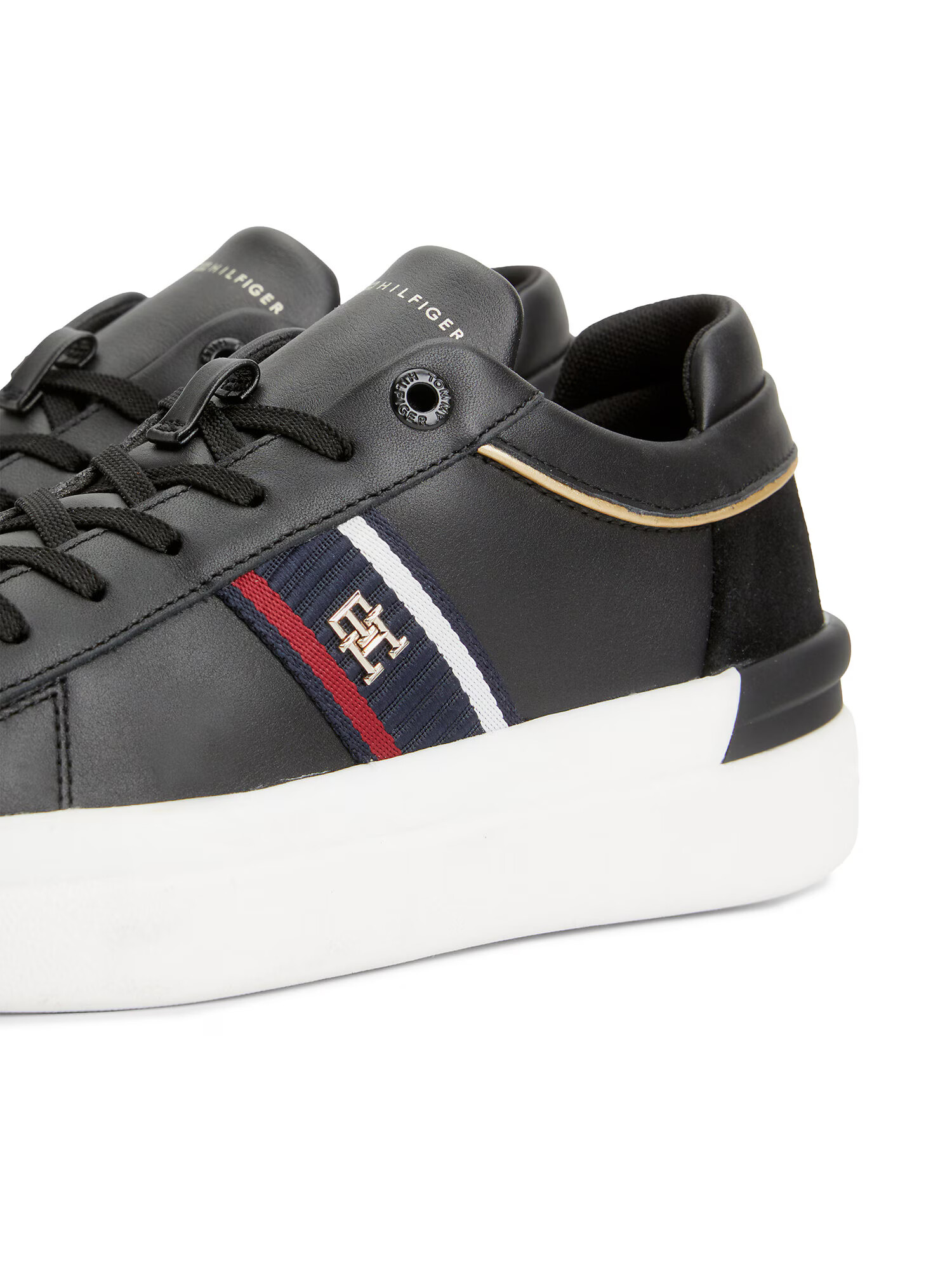 TOMMY HILFIGER Nízke tenisky námornícka modrá / červená / čierna / biela - Pepit.sk