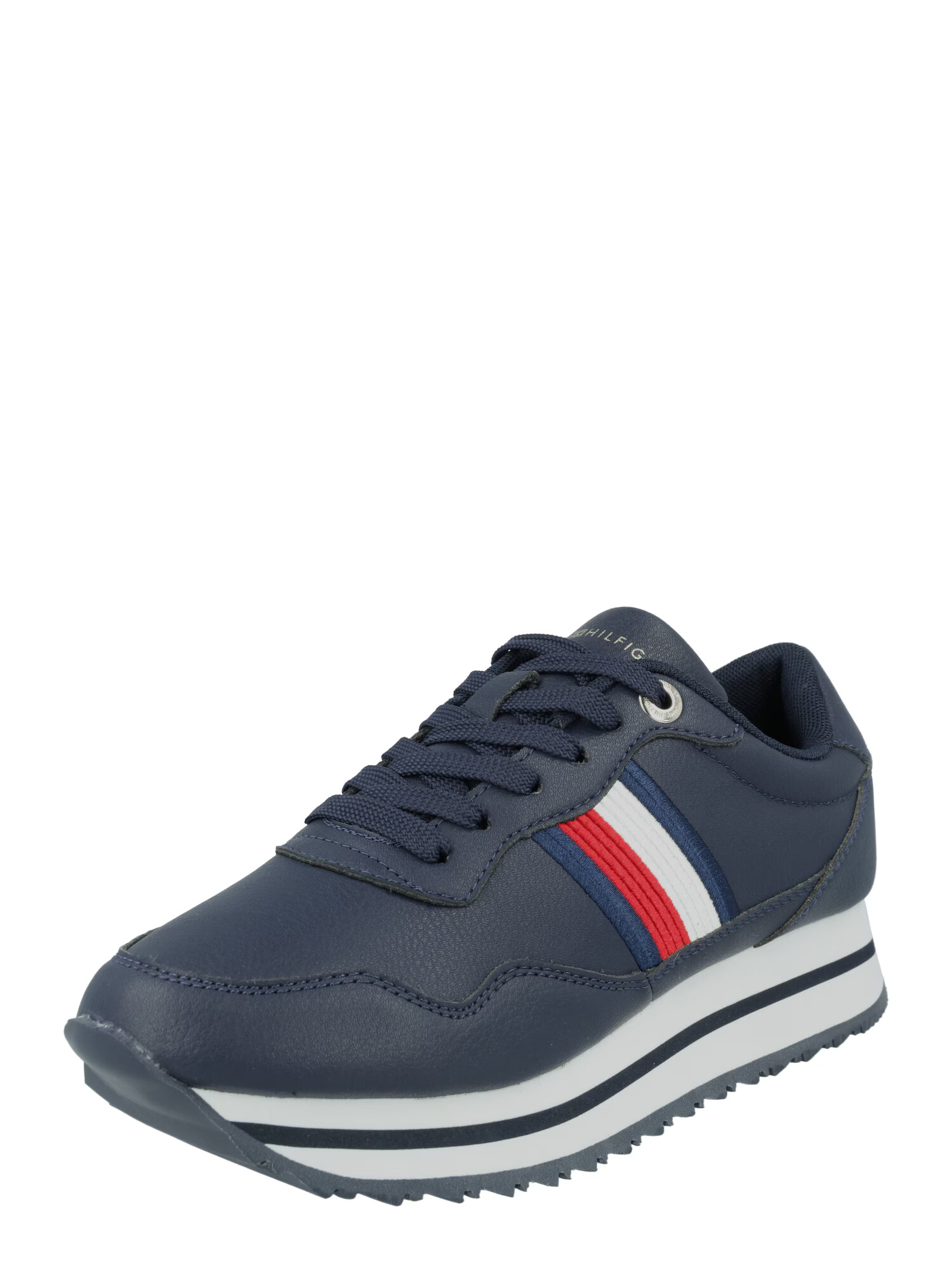 TOMMY HILFIGER Nízke tenisky námornícka modrá / červená / biela - Pepit.sk