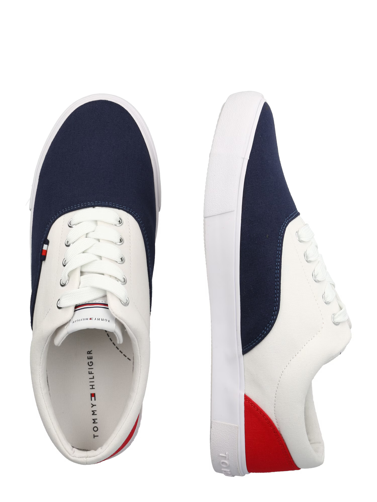 TOMMY HILFIGER Nízke tenisky tmavomodrá / červená / biela - Pepit.sk