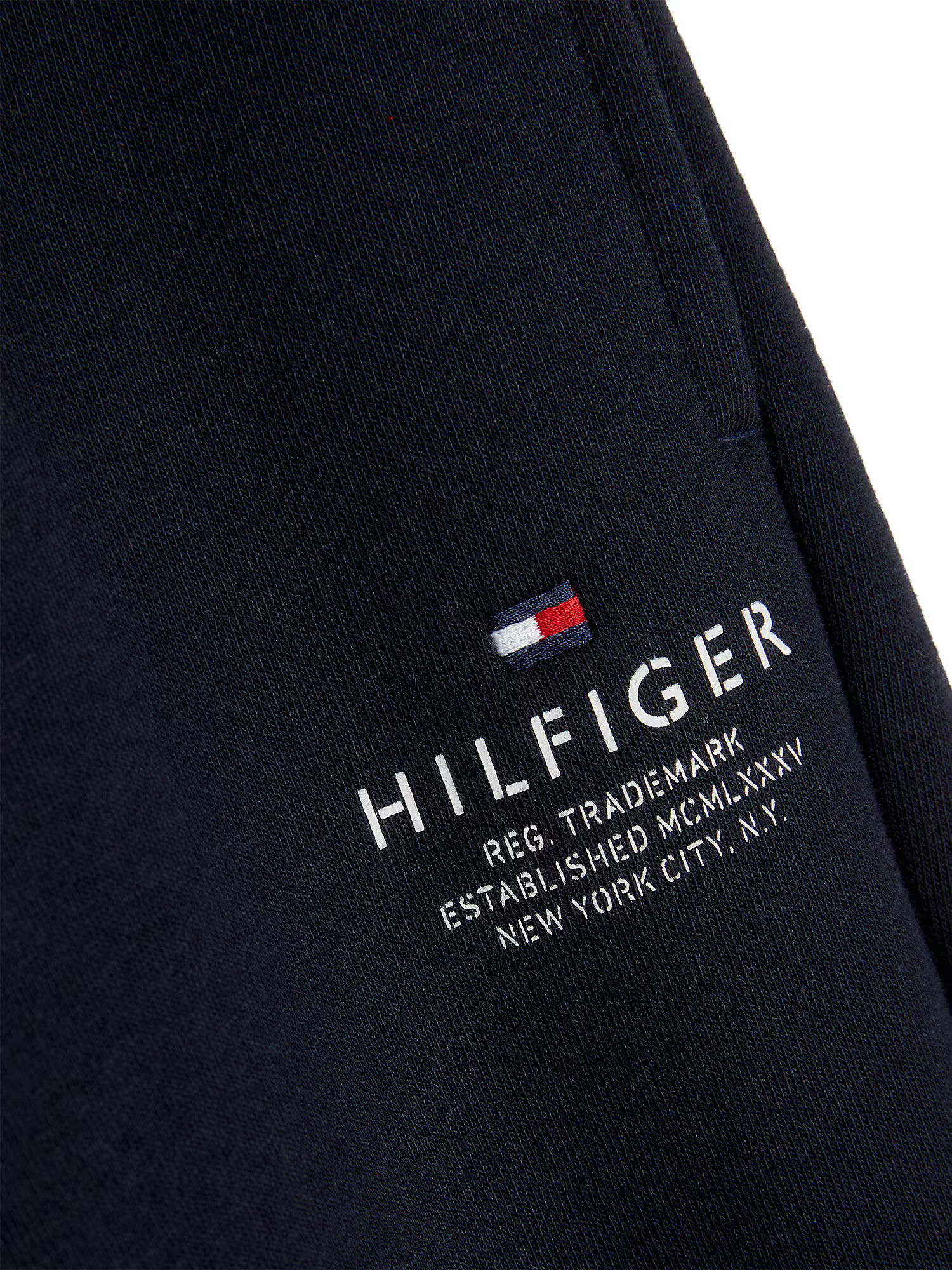 TOMMY HILFIGER Nohavice tmavomodrá / červená / biela - Pepit.sk