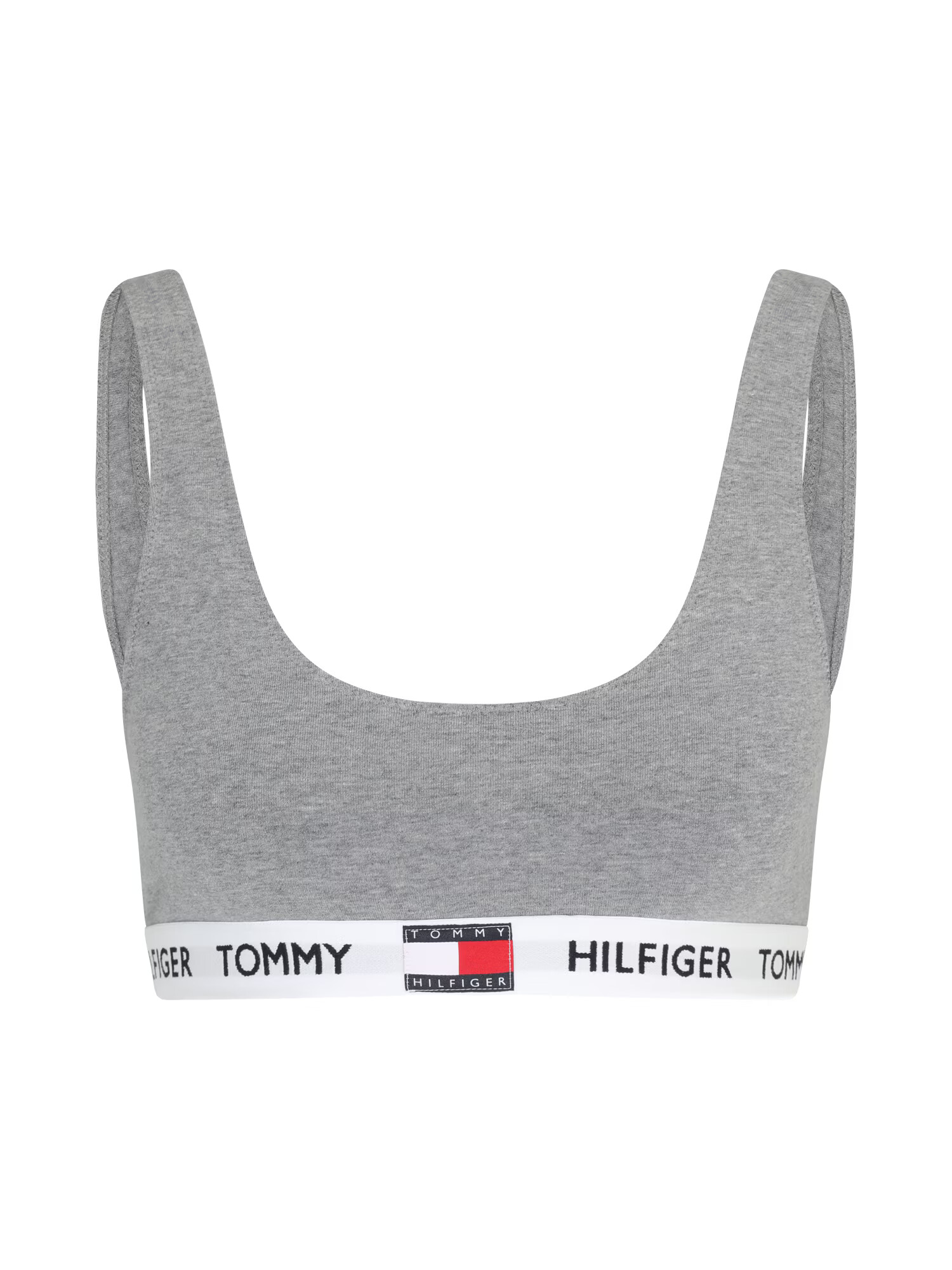 TOMMY HILFIGER Podprsenka námornícka modrá / sivá melírovaná / červená / biela - Pepit.sk