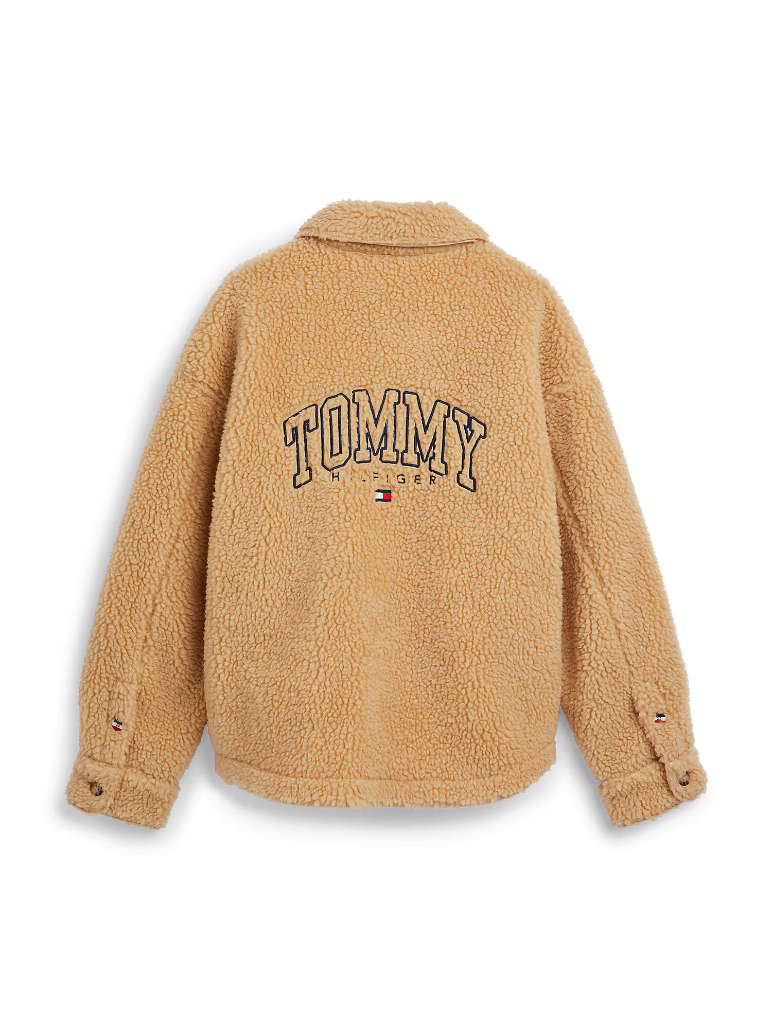 TOMMY HILFIGER Prechodná bunda námornícka modrá / svetlohnedá / červená / biela - Pepit.sk