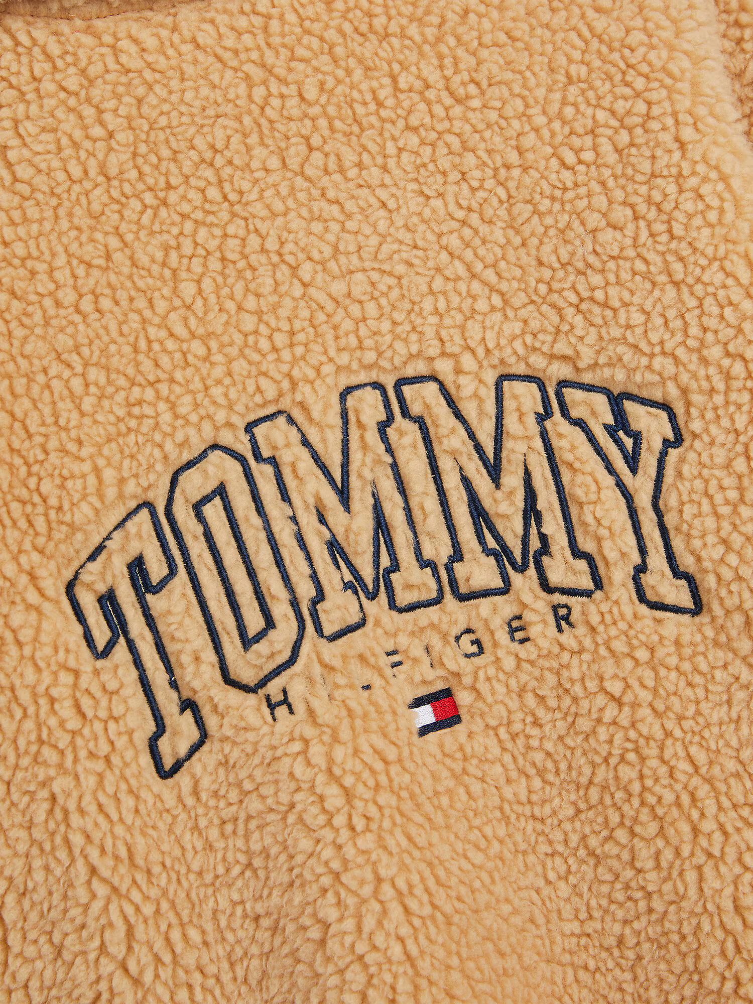 TOMMY HILFIGER Prechodná bunda námornícka modrá / svetlohnedá / červená / biela - Pepit.sk