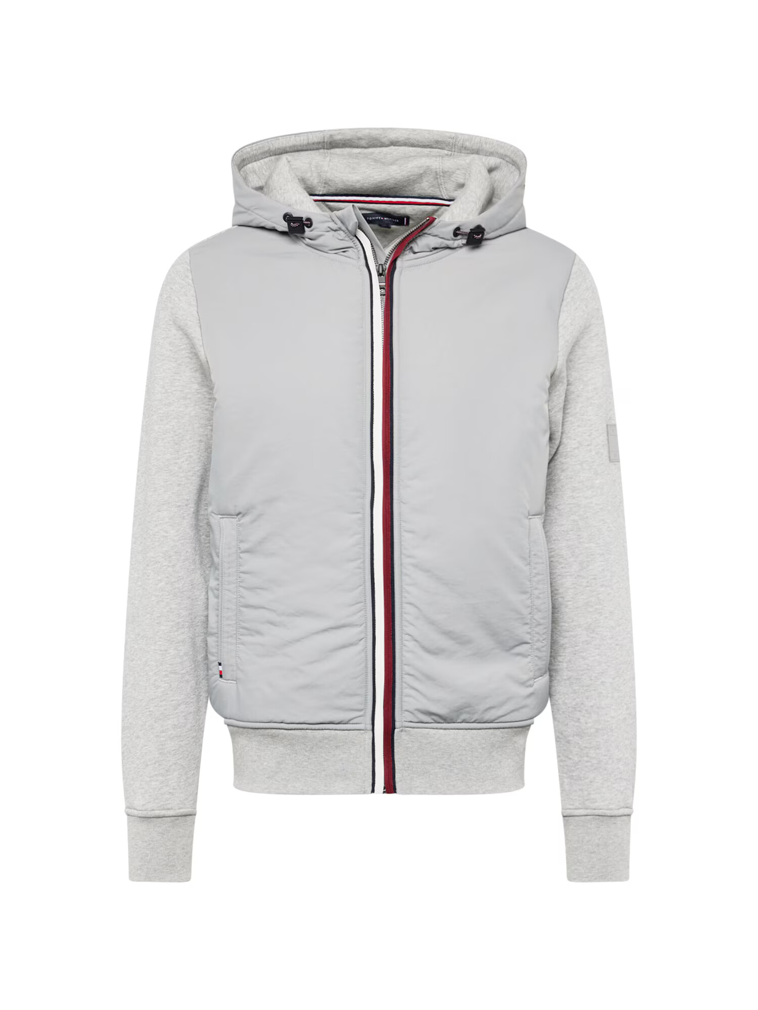 TOMMY HILFIGER Prechodná bunda sivá - Pepit.sk