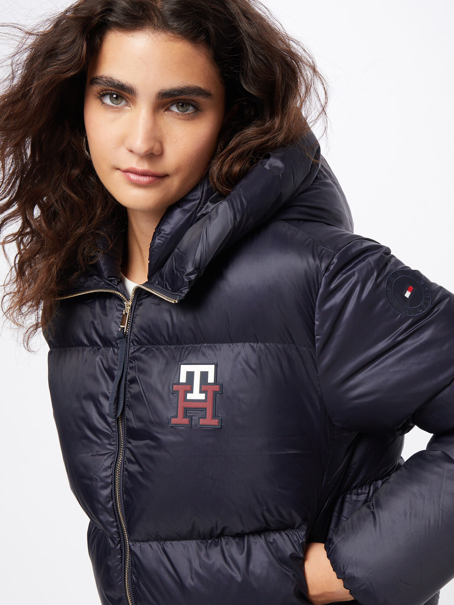 TOMMY HILFIGER Zimná bunda tmavomodrá - Pepit.sk