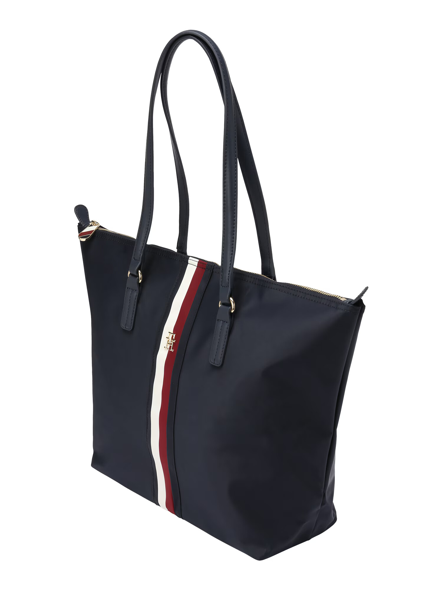 TOMMY HILFIGER Shopper tmavomodrá / červená / biela - Pepit.sk